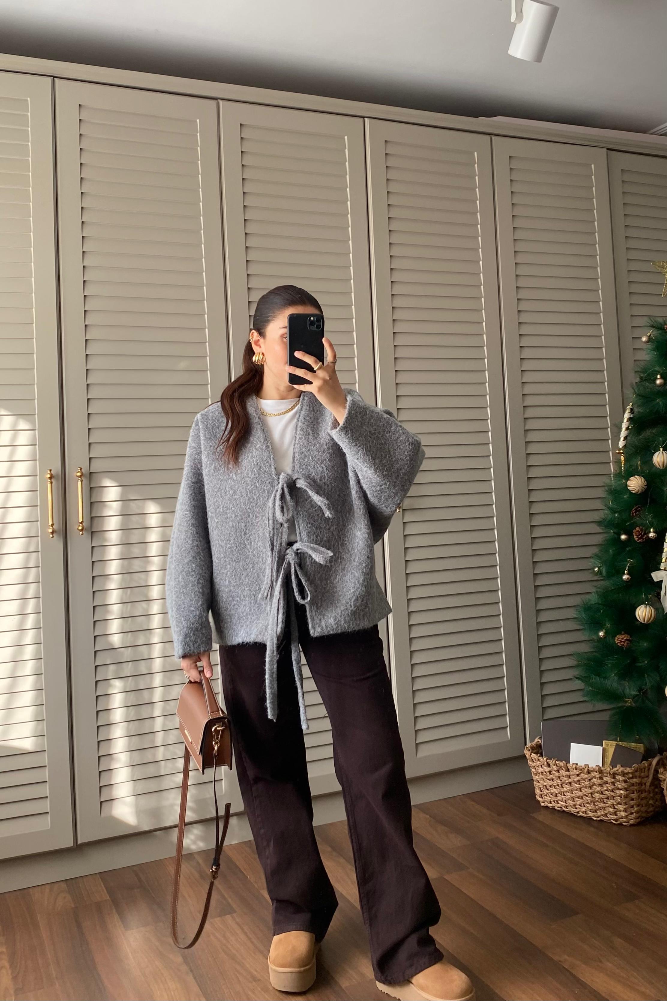 BAĞCIKLI ZARA KAŞE CEKET/0527