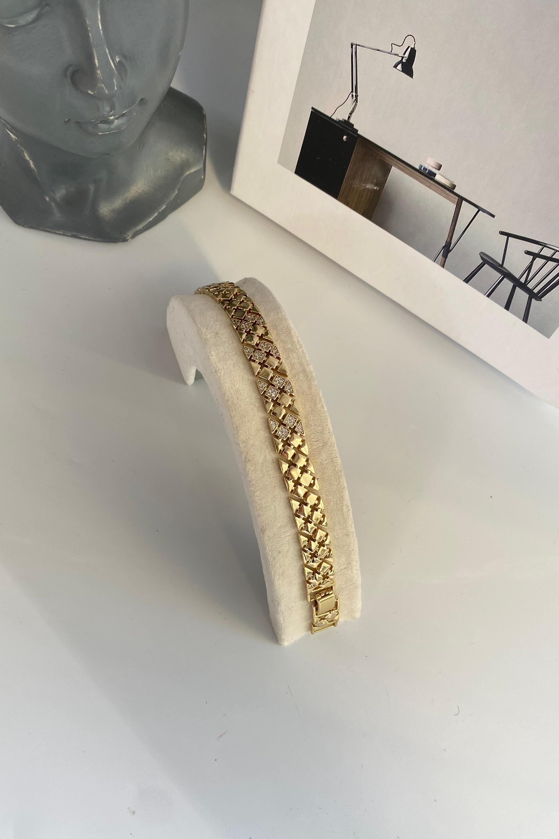 BAKLAVA MODEL BİLEZİK