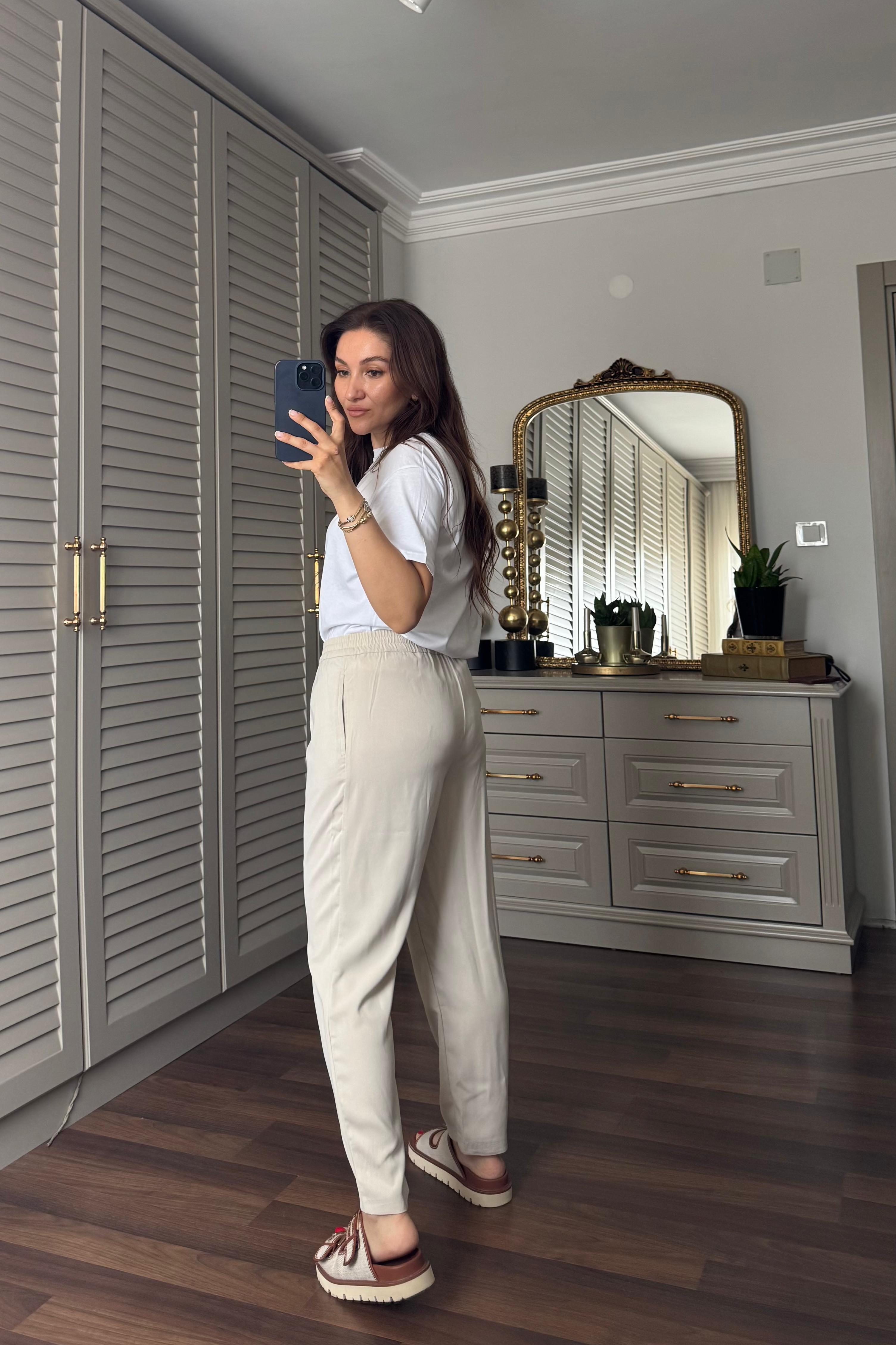 BELİ LASTİKLİ HAVUÇ PANTOLON/ZR