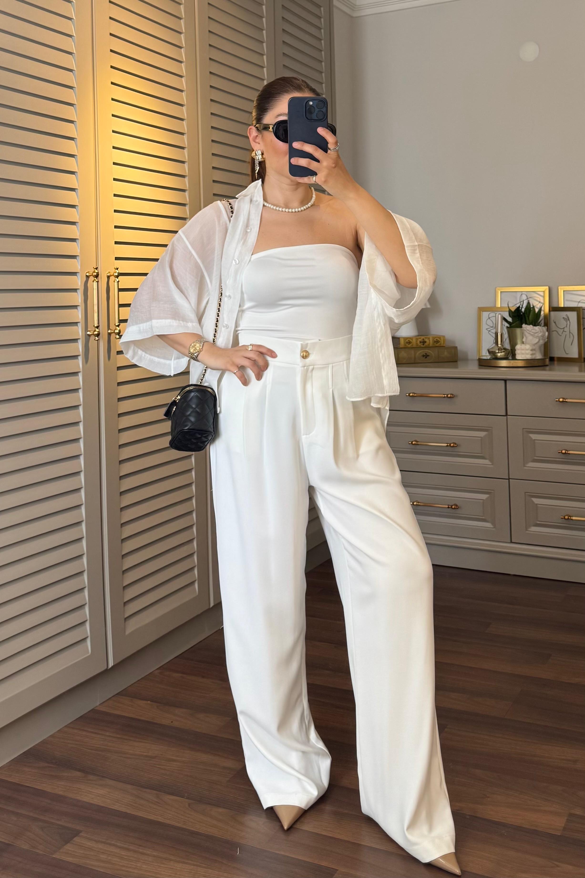 BELİ LASTİKLİ ZARA PANTOLON