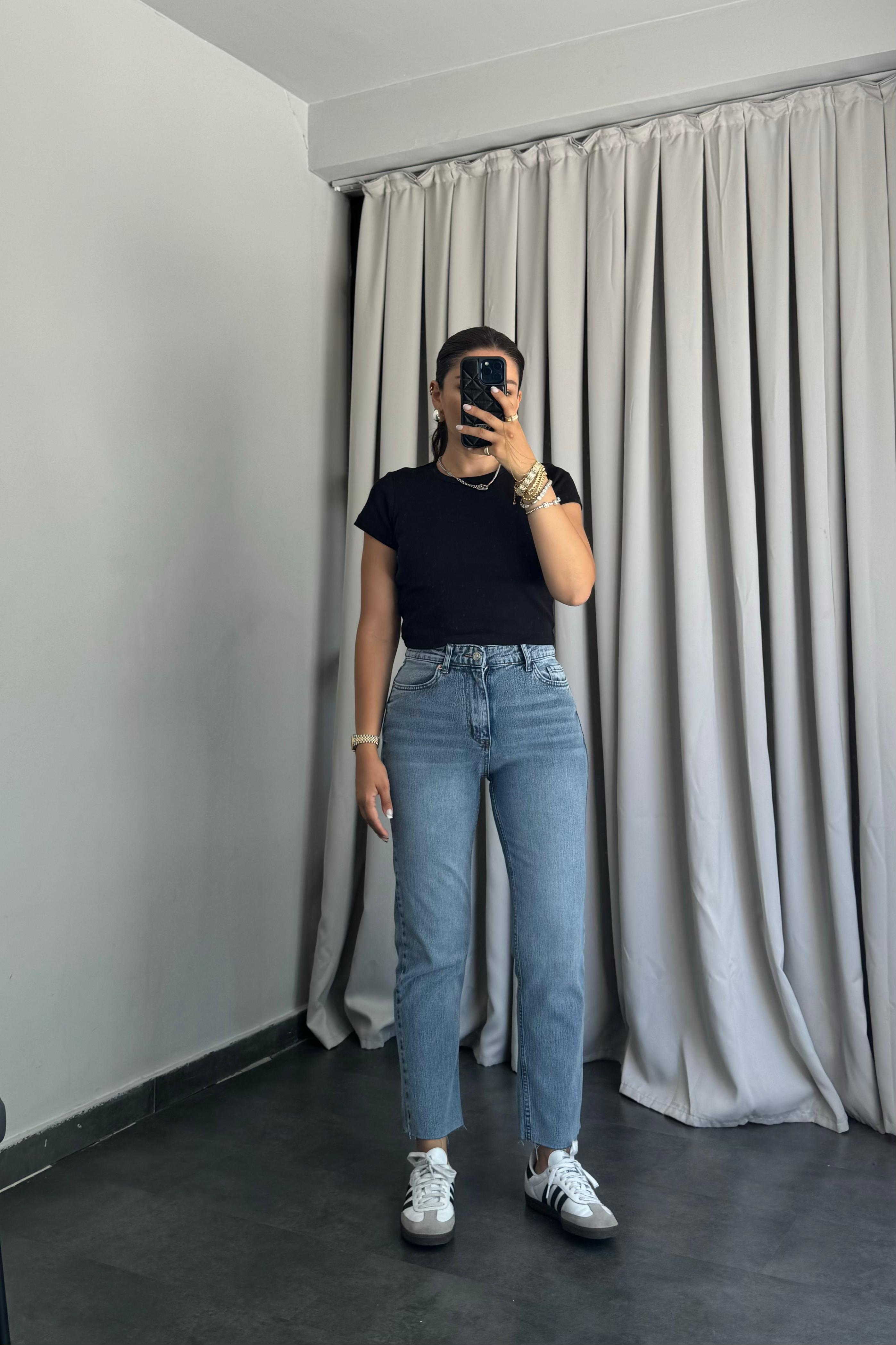 BİSİKLET YAKA BASİC CROP