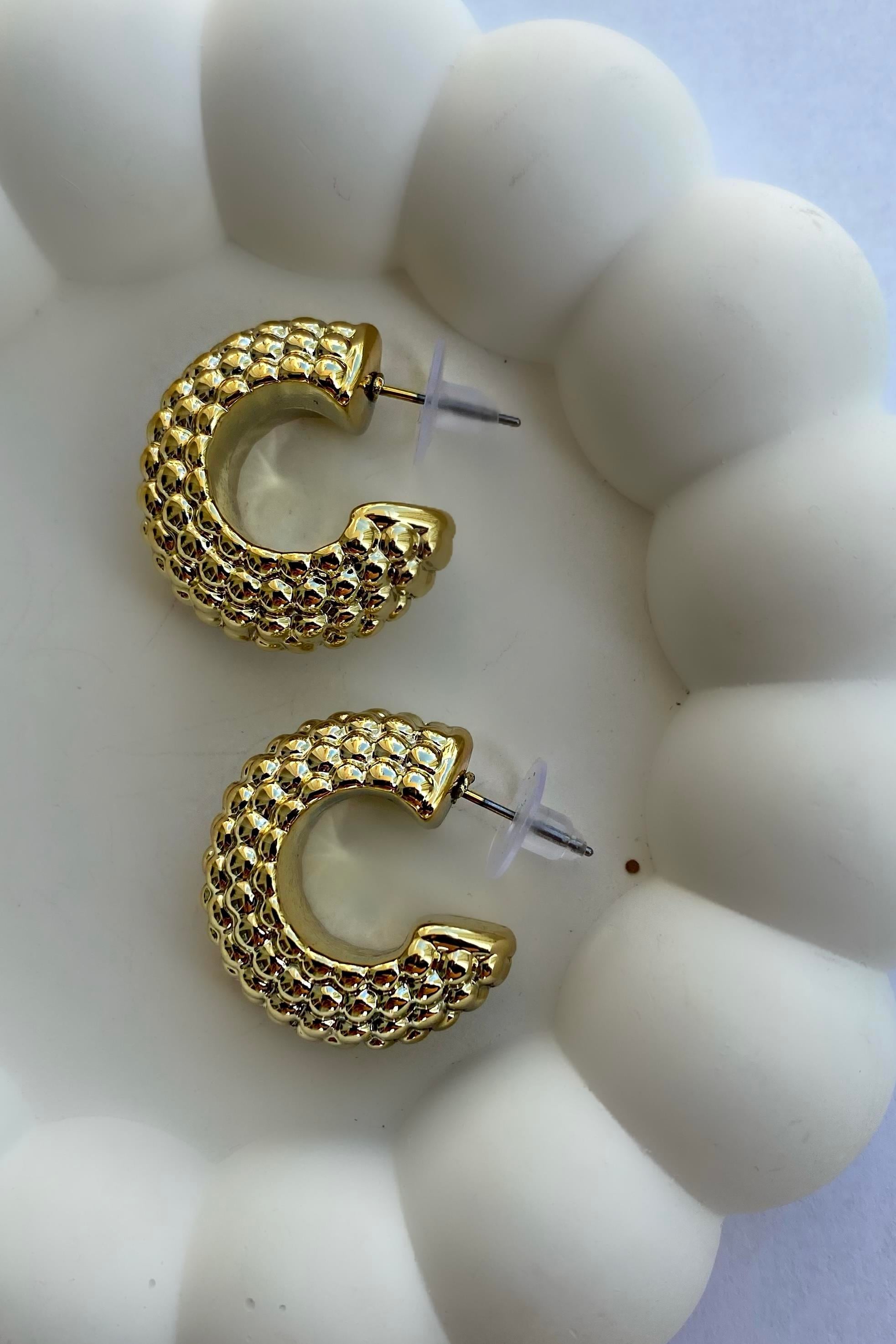 BUBBLE BOMBELİ HALKA KÜPE