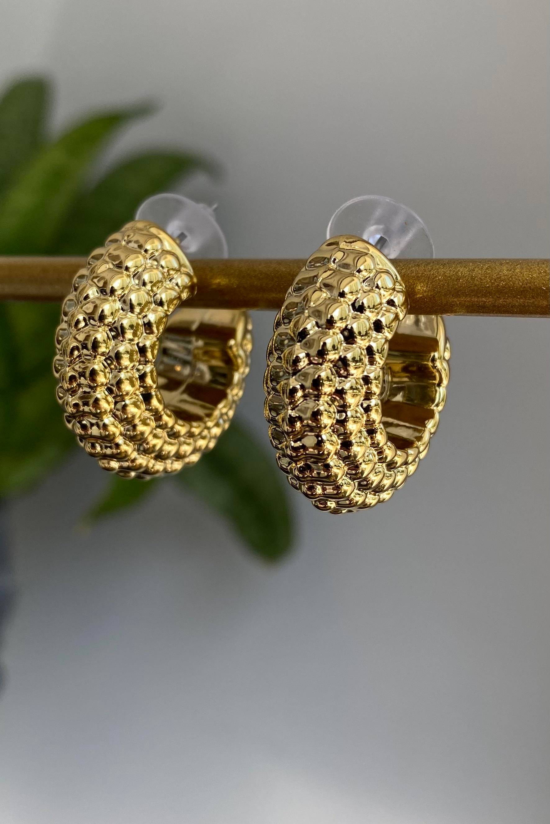 BUBBLE BOMBELİ HALKA KÜPE