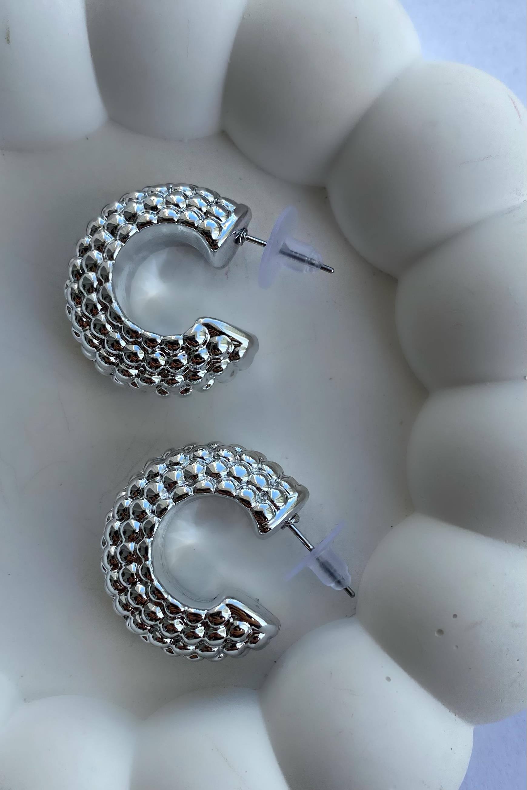 BUBBLE BOMBELİ HALKA KÜPE
