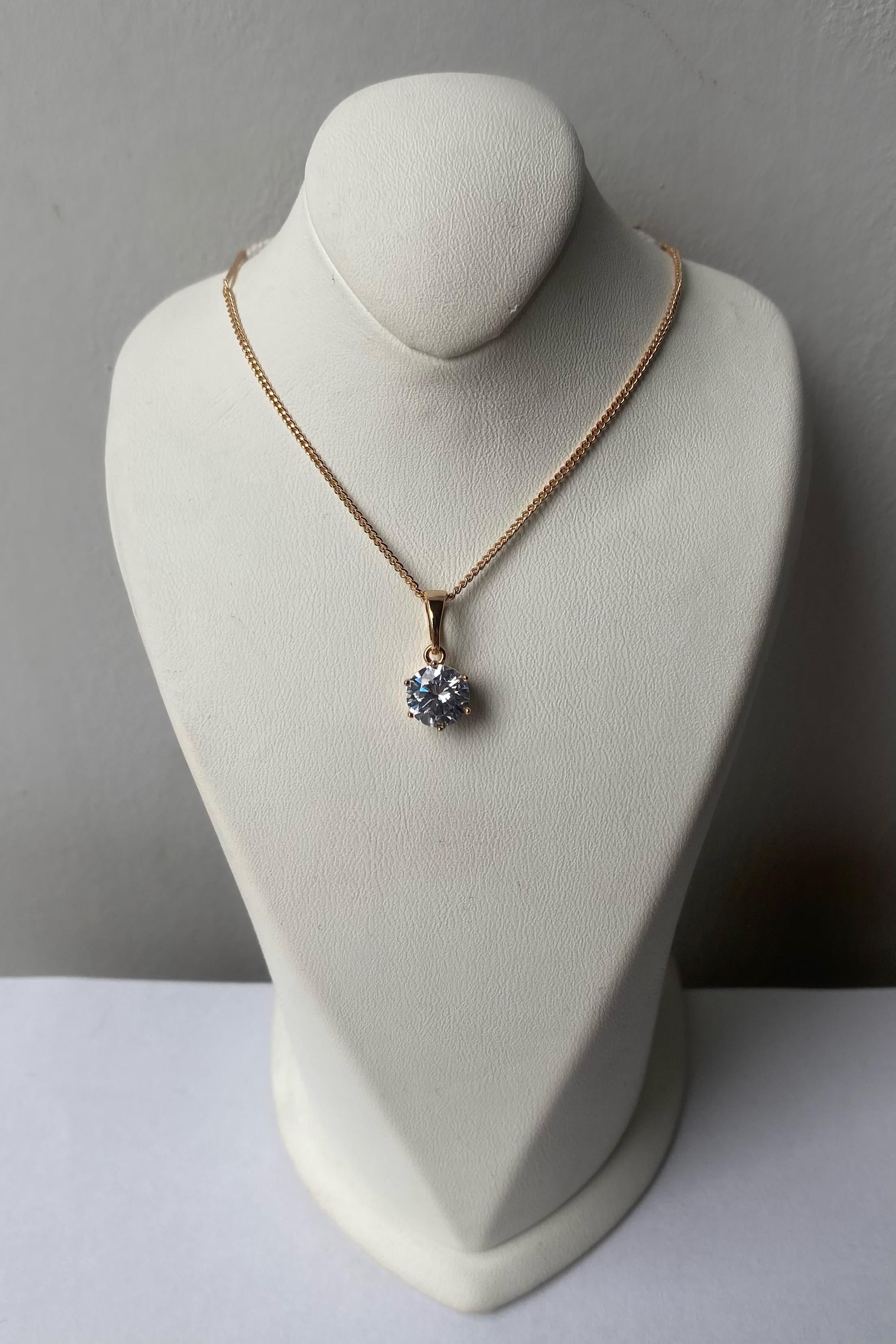 BÜYÜK TEK TAŞ KOLYE