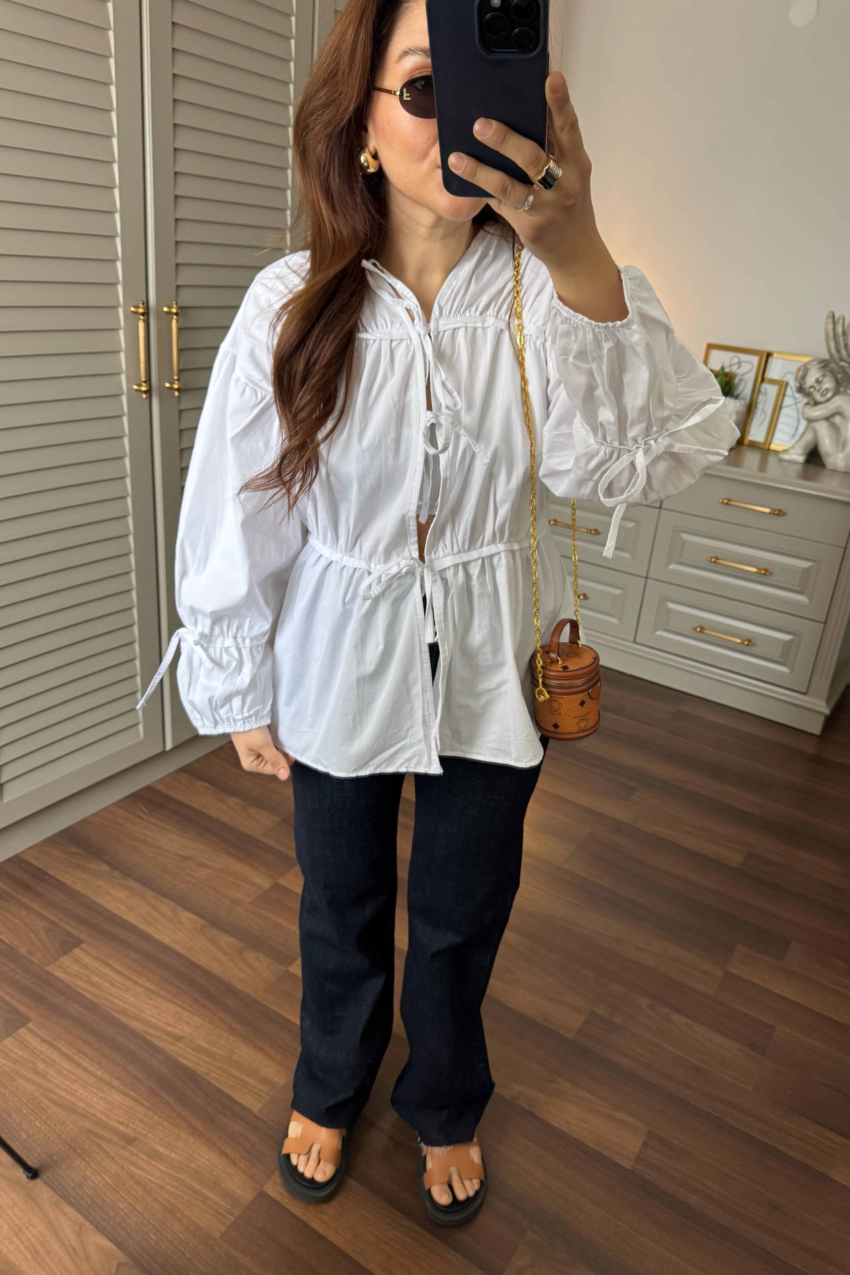 BÜZGÜLÜ POPLİN GÖMLEK/36059