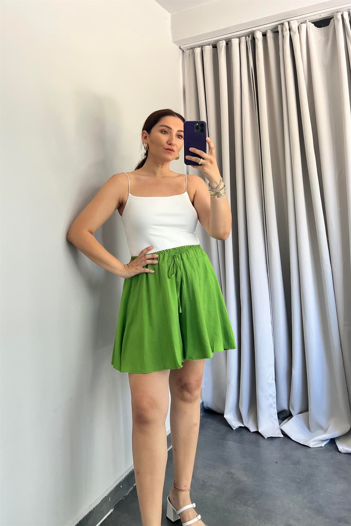 ÇAN KESİM ŞORT ETEK/25891