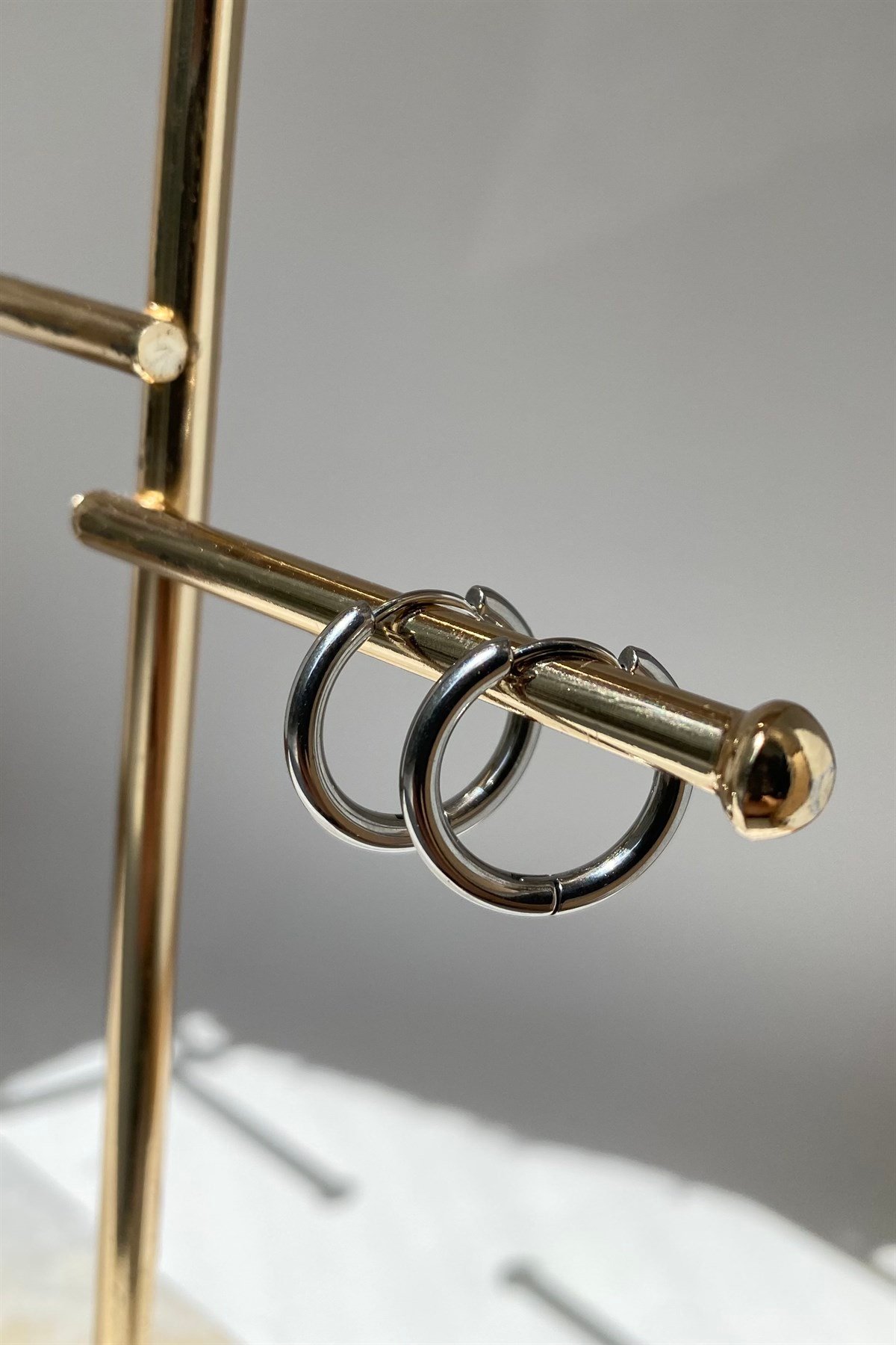 ÇELİK KLASİK HALKA KÜPE 2,5cm