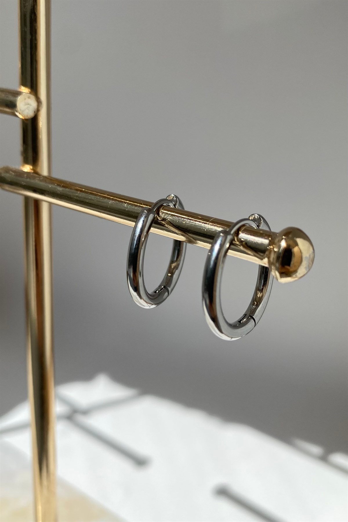 ÇELİK KLASİK HALKA KÜPE 2,5cm