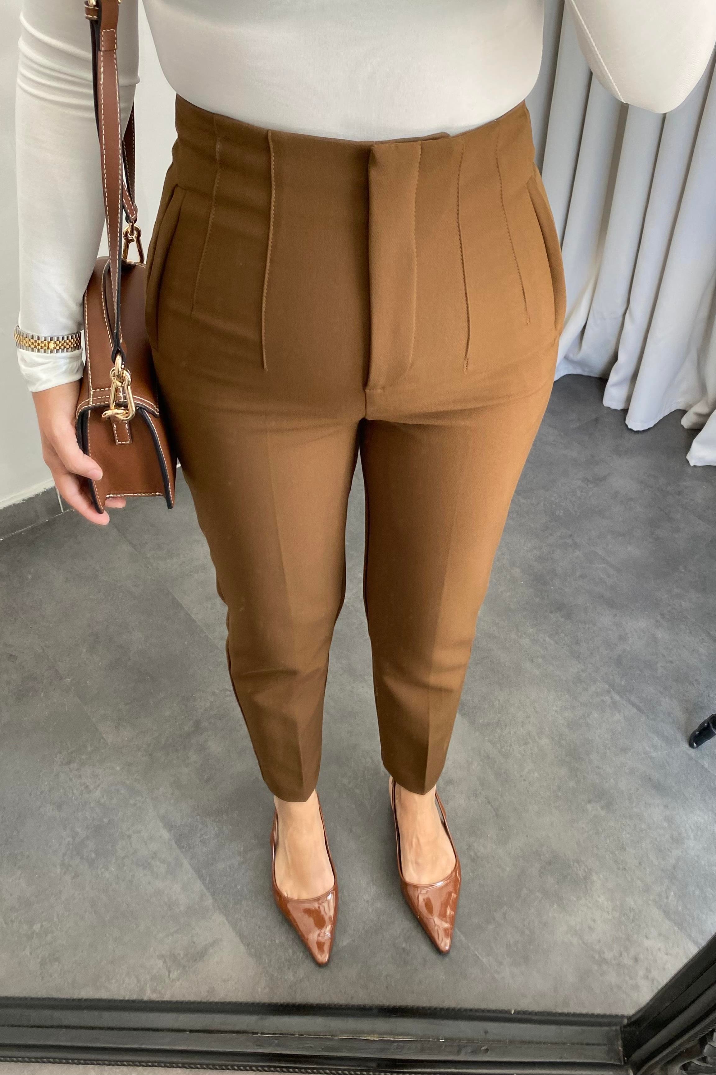 CEPLİ ÖNÜ DİKİŞLİ SLIM PANTOLON