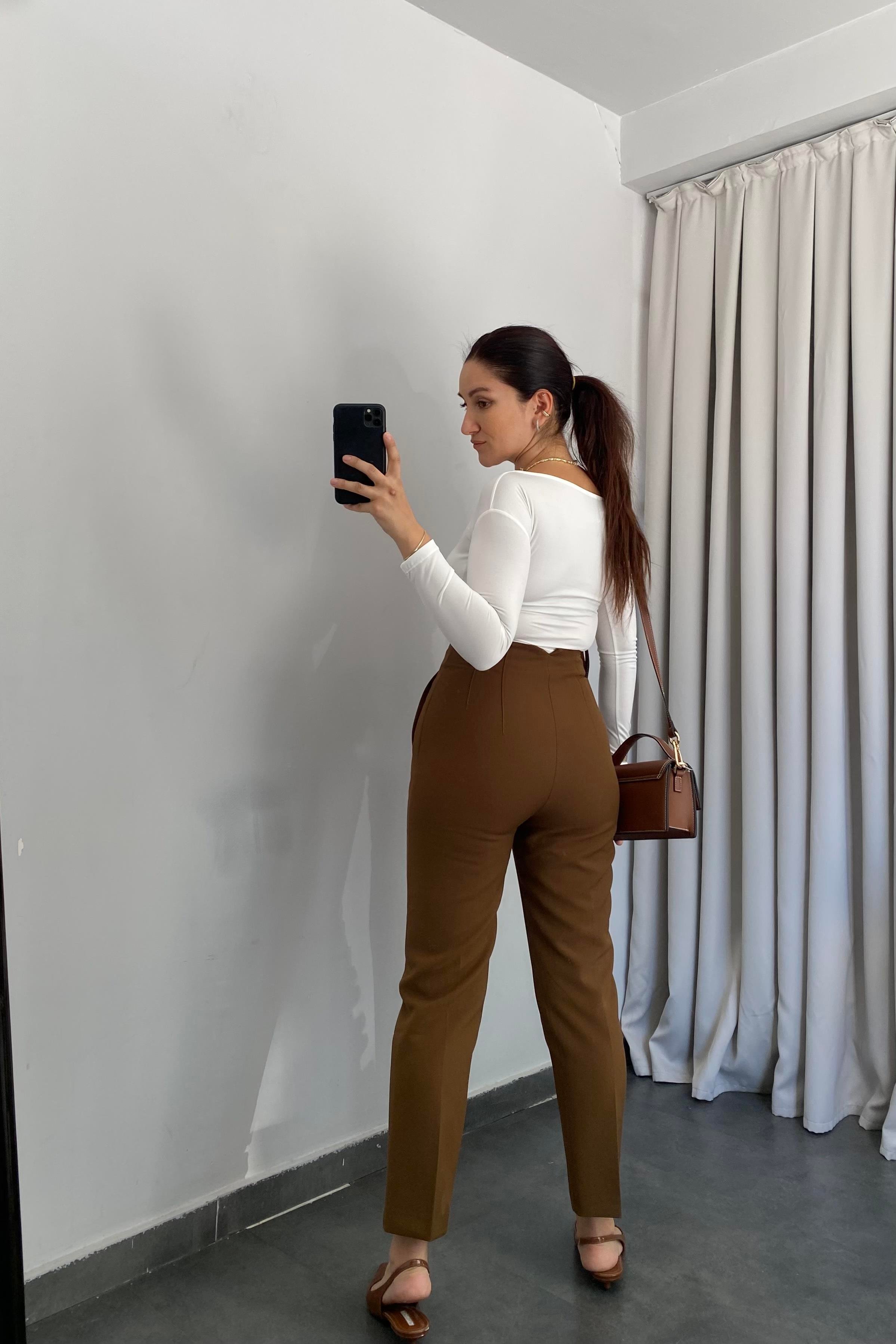 CEPLİ ÖNÜ DİKİŞLİ SLIM PANTOLON