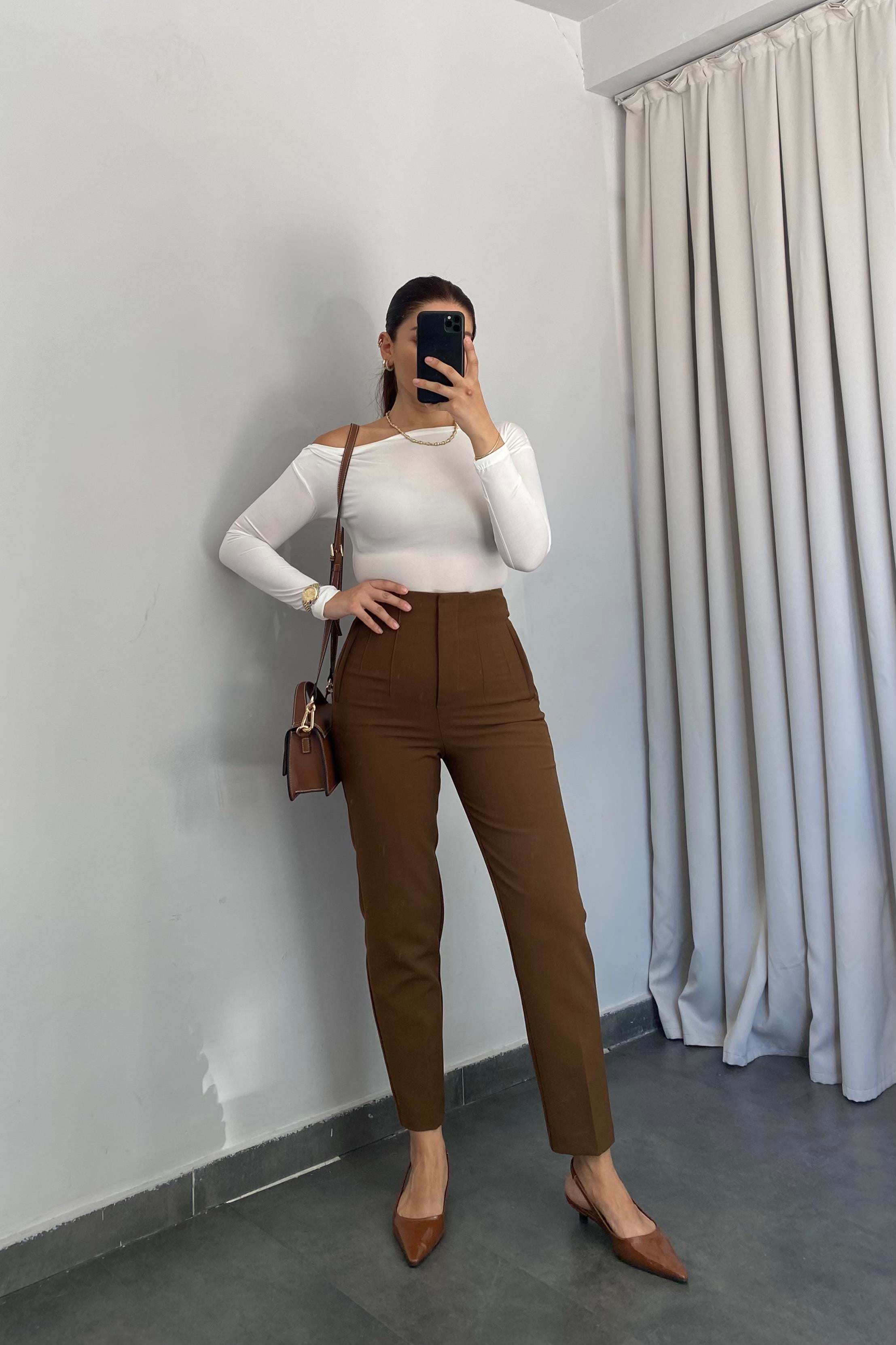 CEPLİ ÖNÜ DİKİŞLİ SLIM PANTOLON