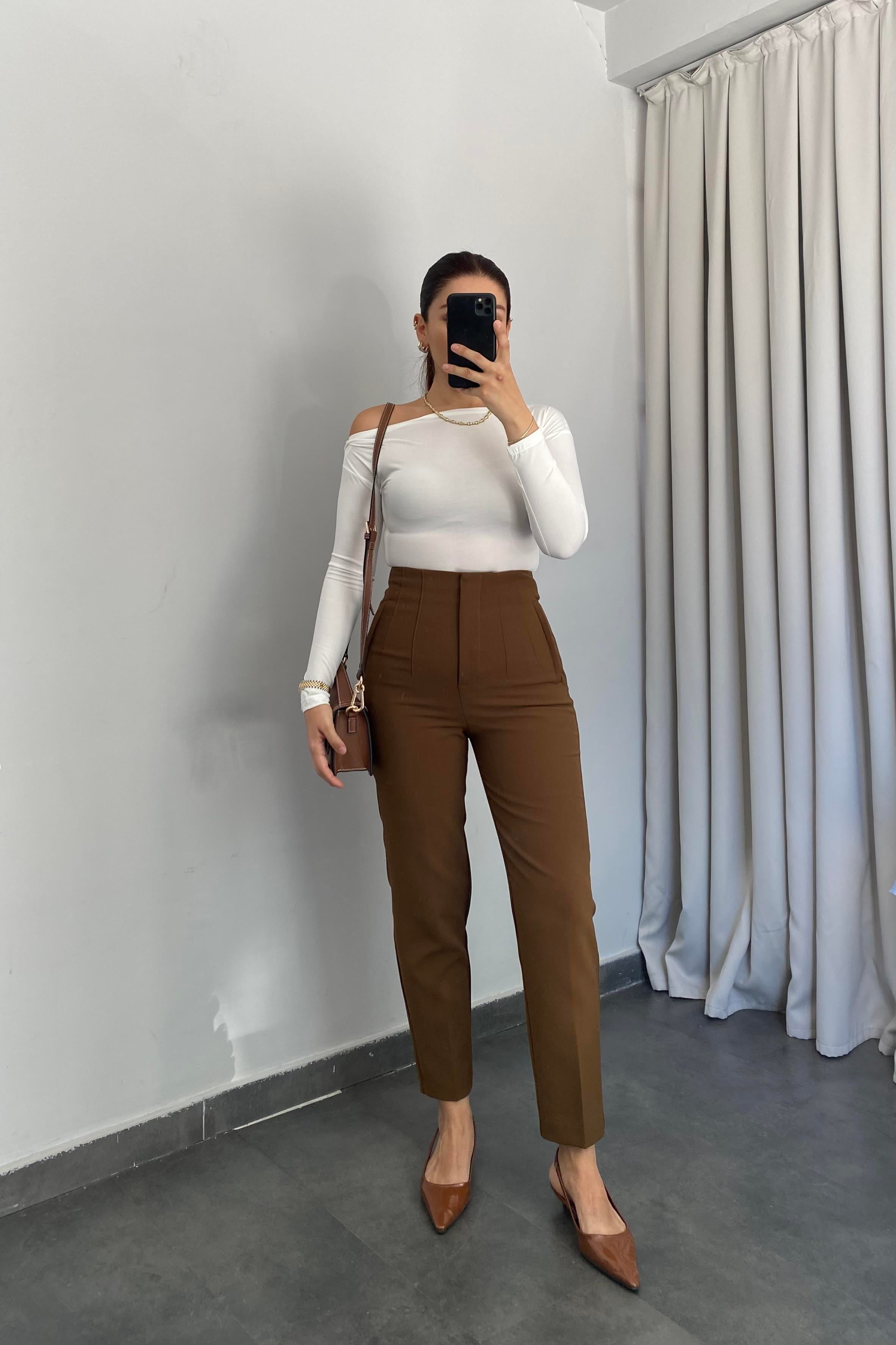 CEPLİ ÖNÜ DİKİŞLİ SLIM PANTOLON