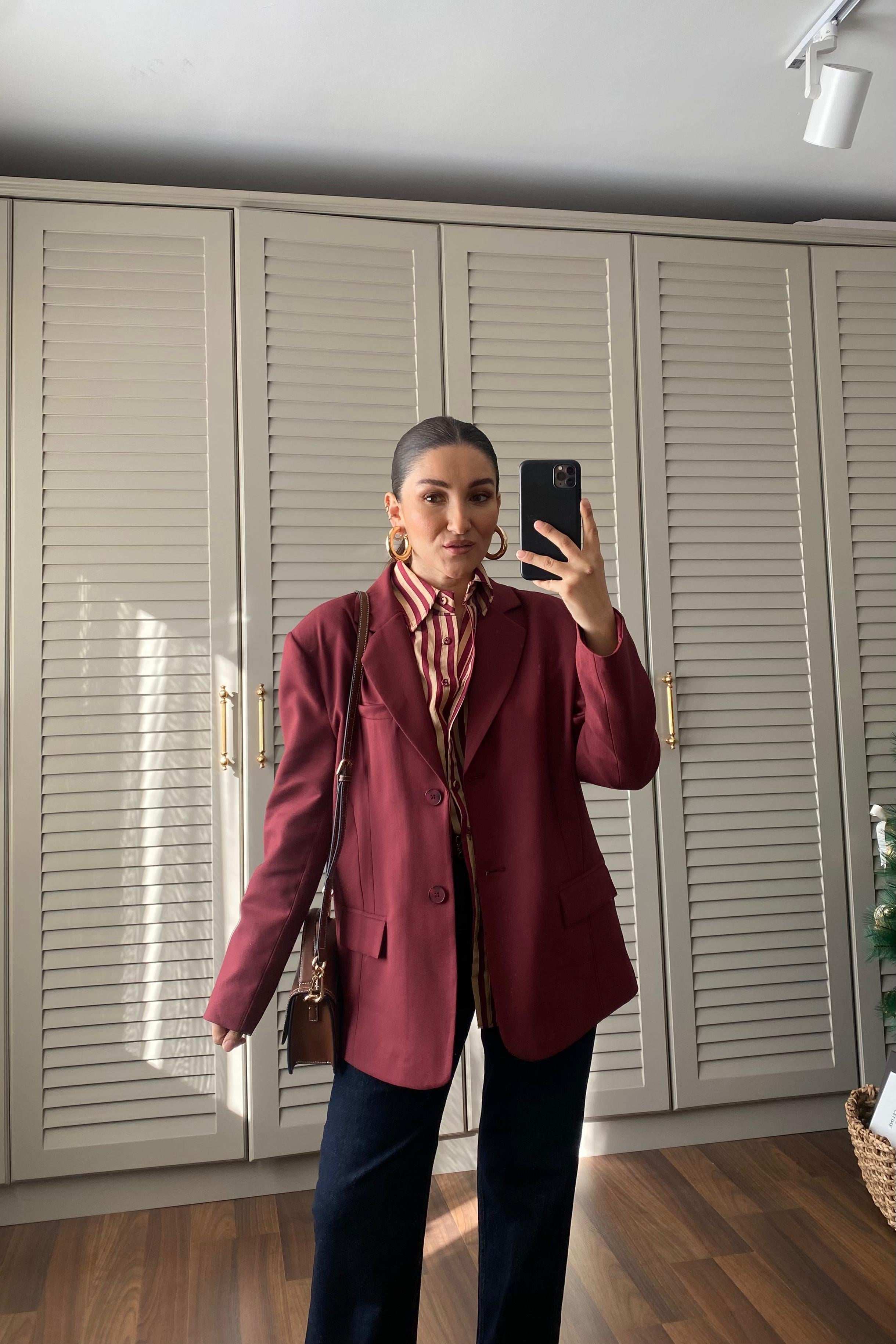 ÇİFT DÜĞMELİ BLAZER CEKET/9281