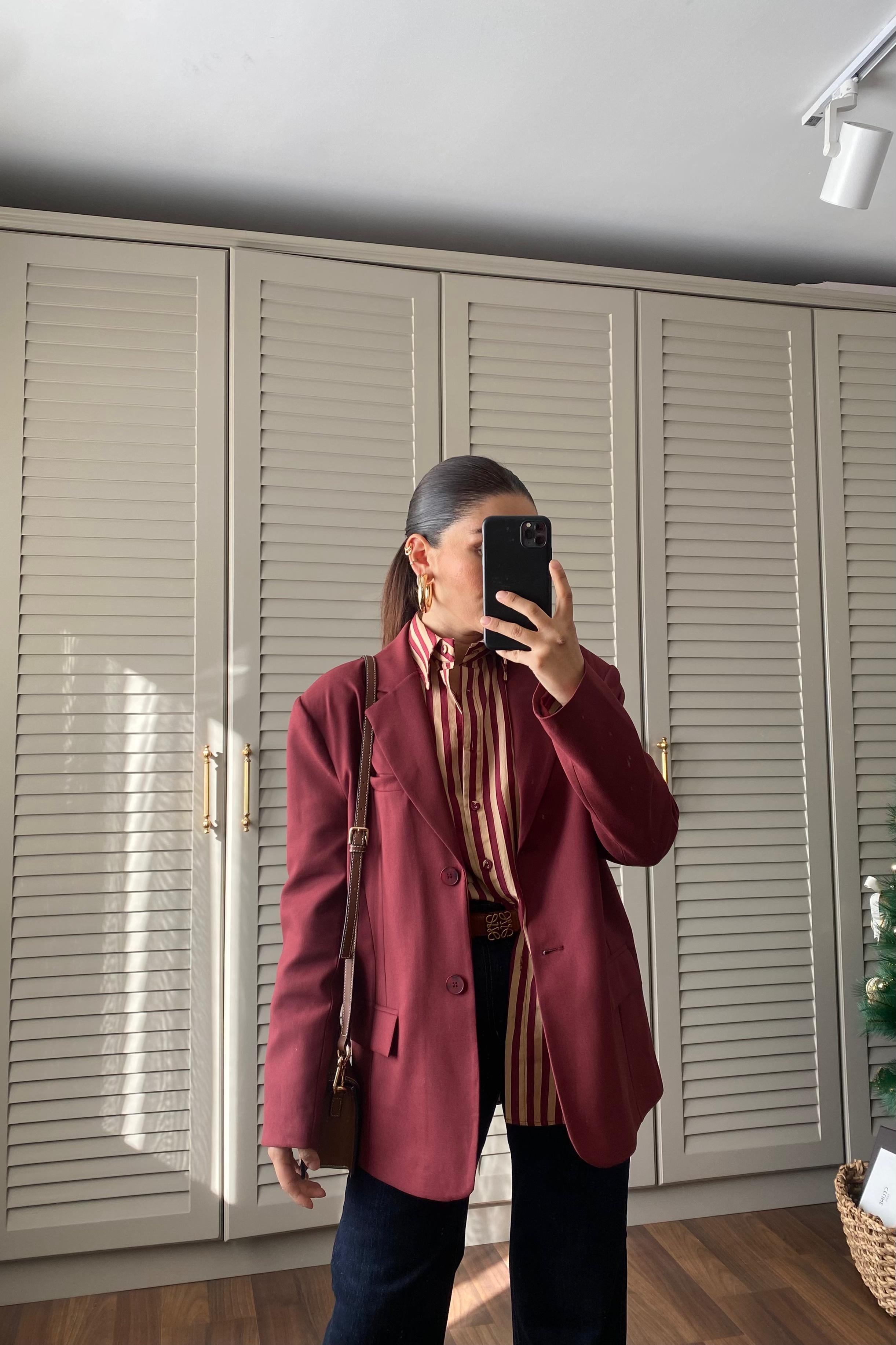 ÇİFT DÜĞMELİ BLAZER CEKET/9281