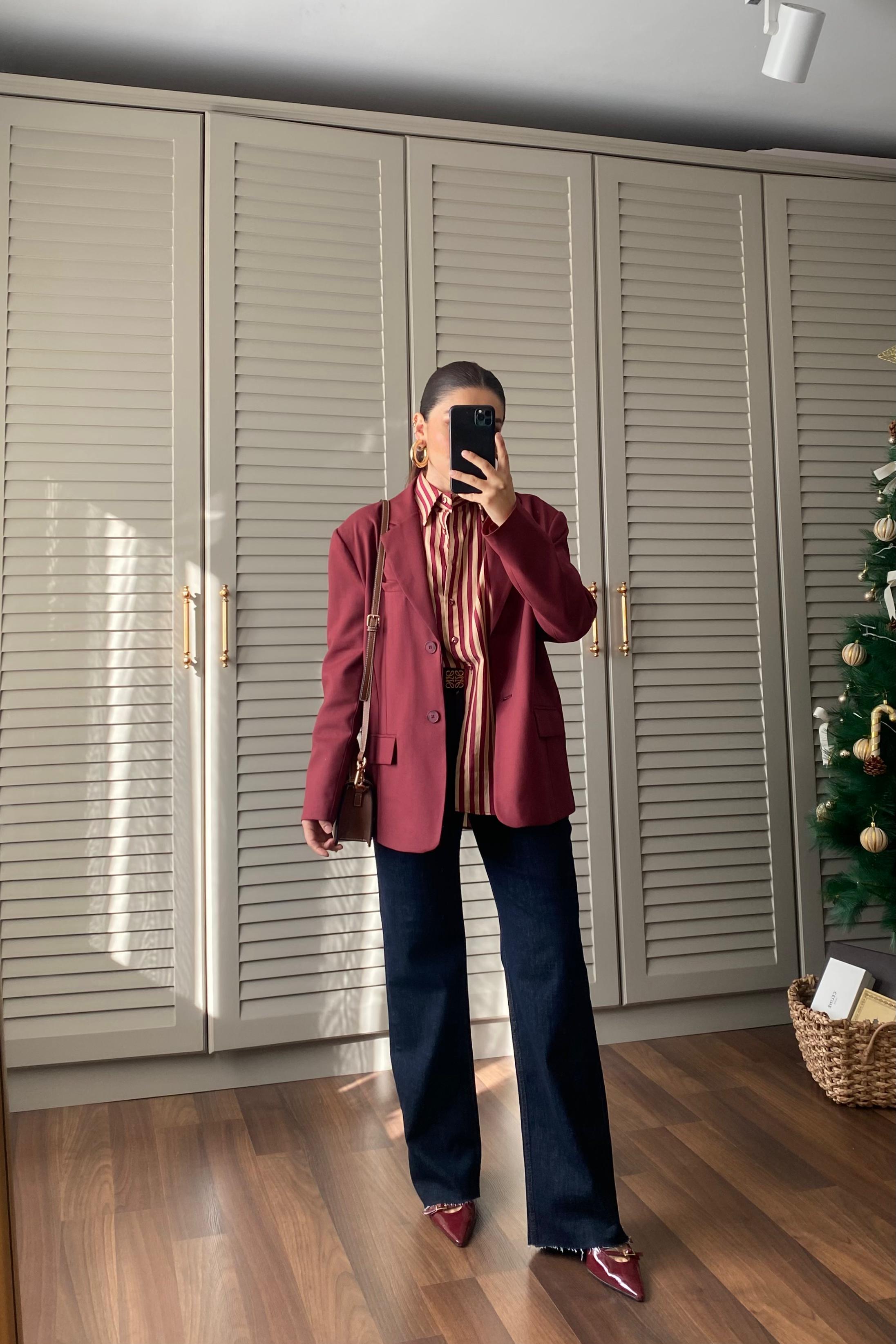 ÇİFT DÜĞMELİ BLAZER CEKET/9281