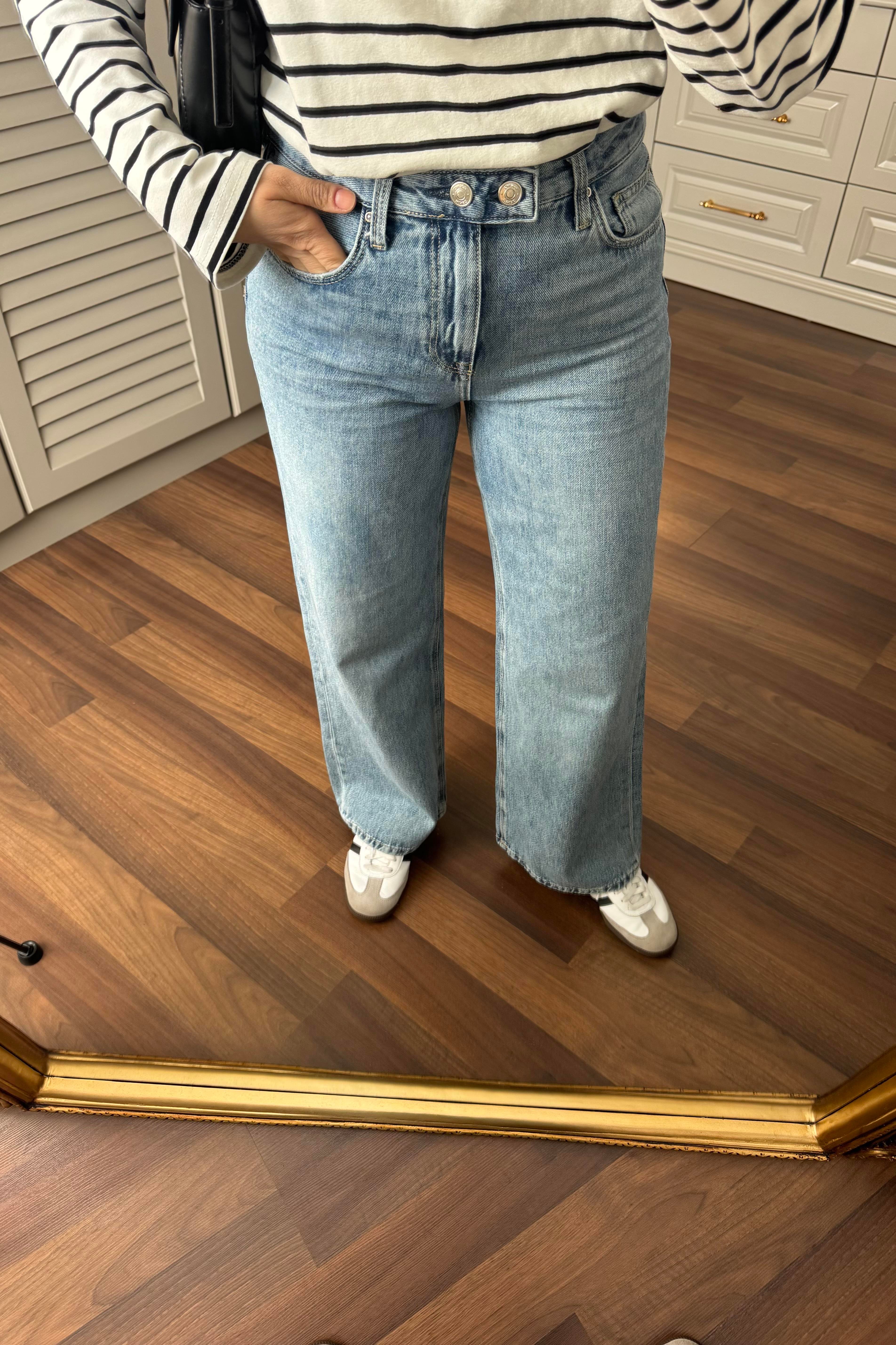 ÇİFT DÜĞMELİ YÜKSEK BEL JEAN COLİN'S