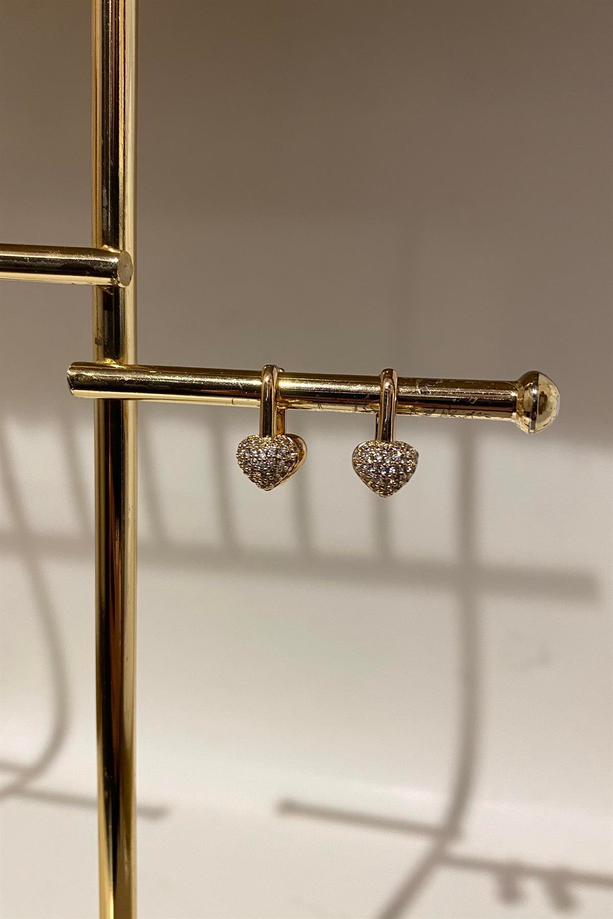 ÇİFT KALPLİ KÜPE