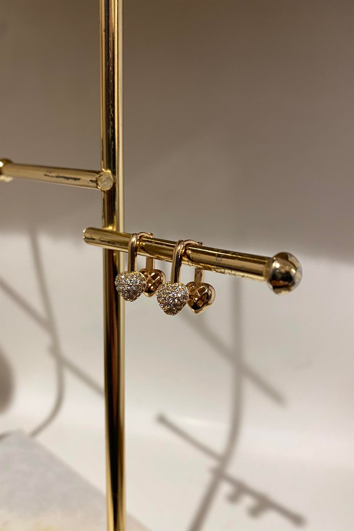 ÇİFT KALPLİ KÜPE