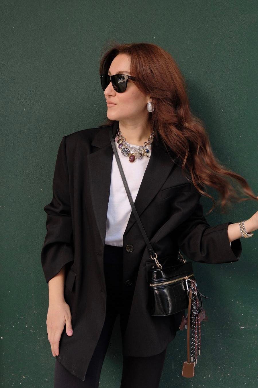 ÇİFT YIRTMAÇLI POLİVİSKON BLAZER CEKET/9484