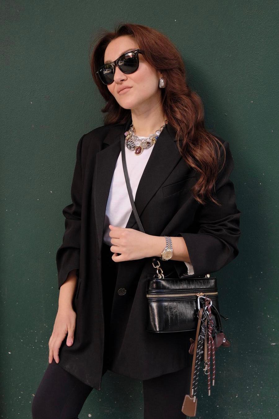 ÇİFT YIRTMAÇLI POLİVİSKON BLAZER CEKET/9484