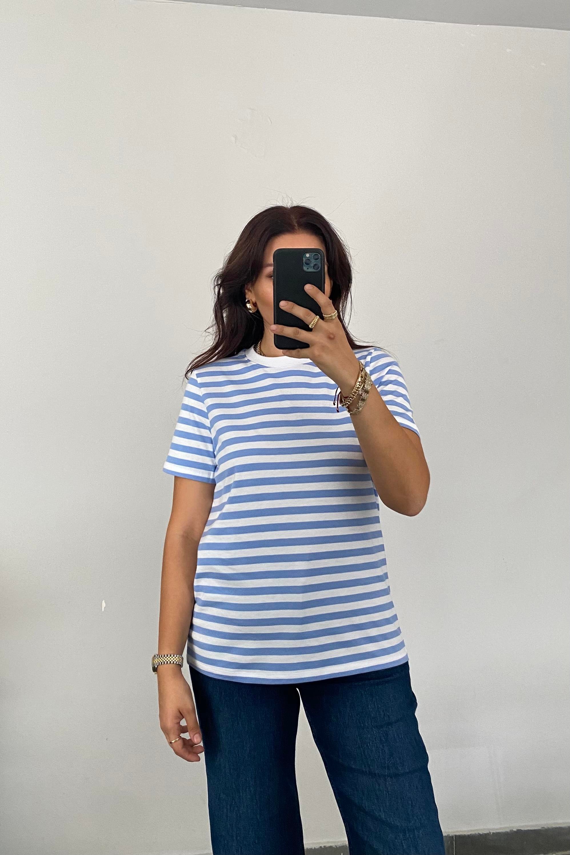 ÇİZGİLİ BASIC T-SHIRT