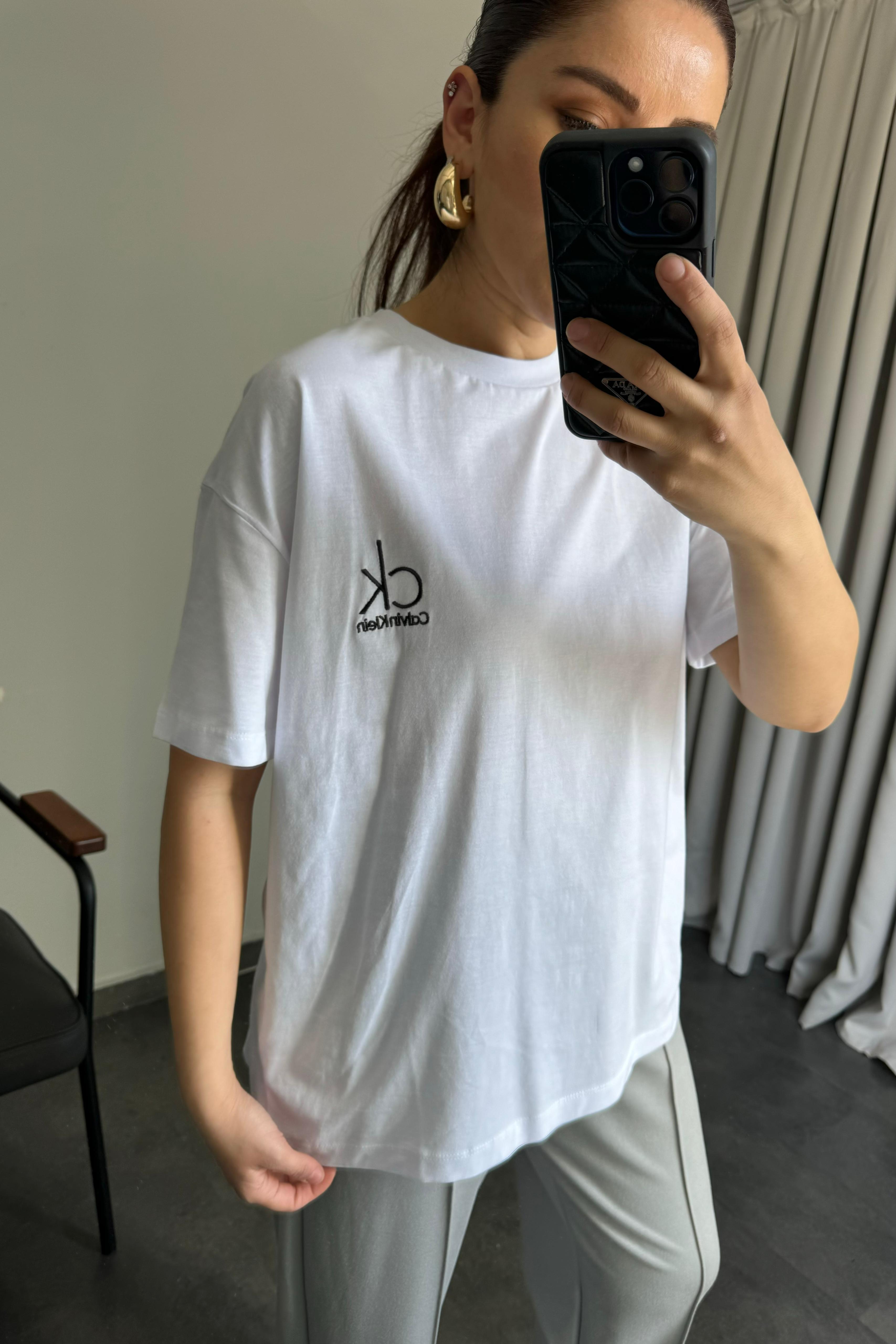 CK İŞLEMELİ BASIC T-SHIRT