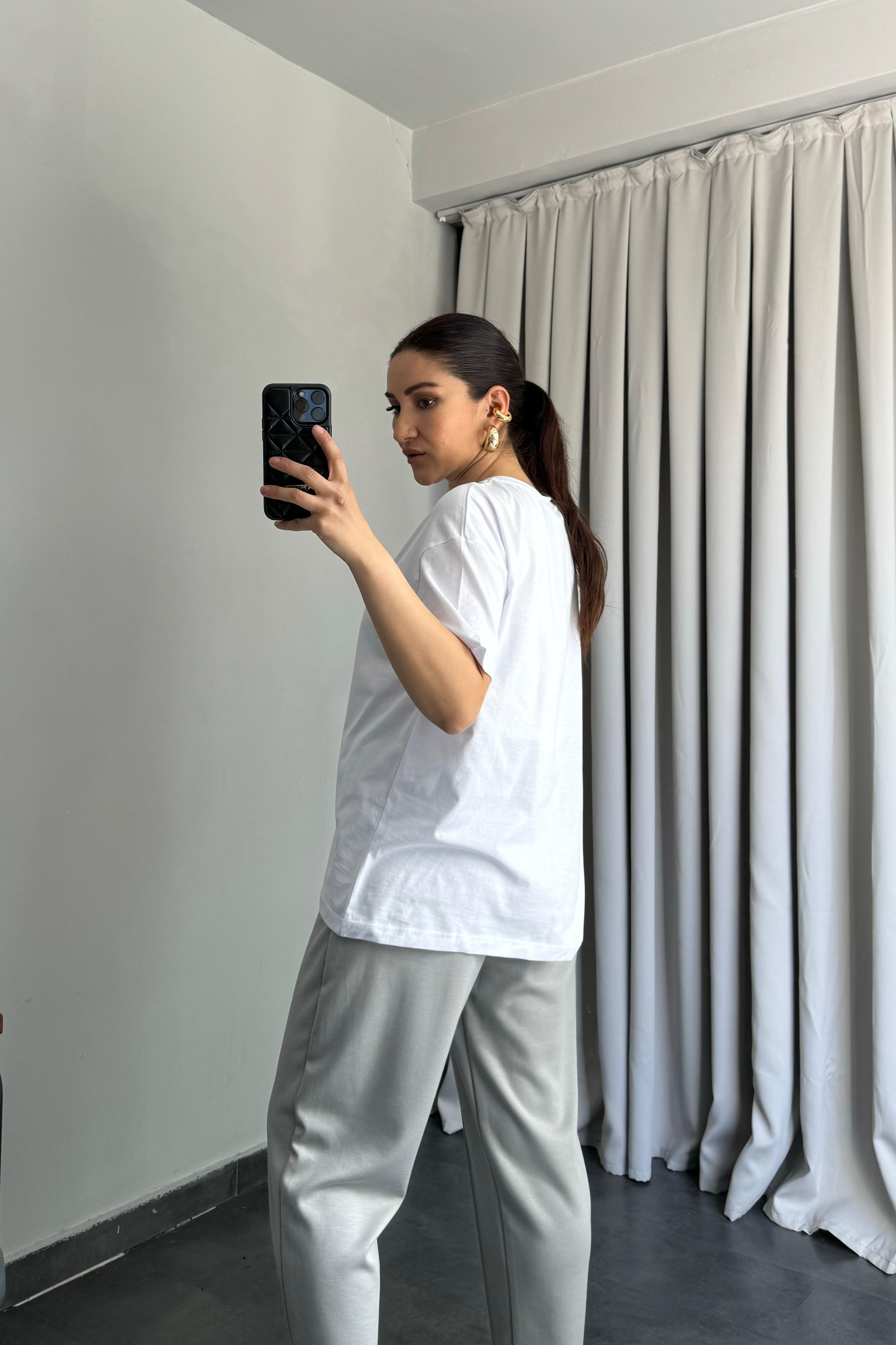 CK İŞLEMELİ BASIC T-SHIRT