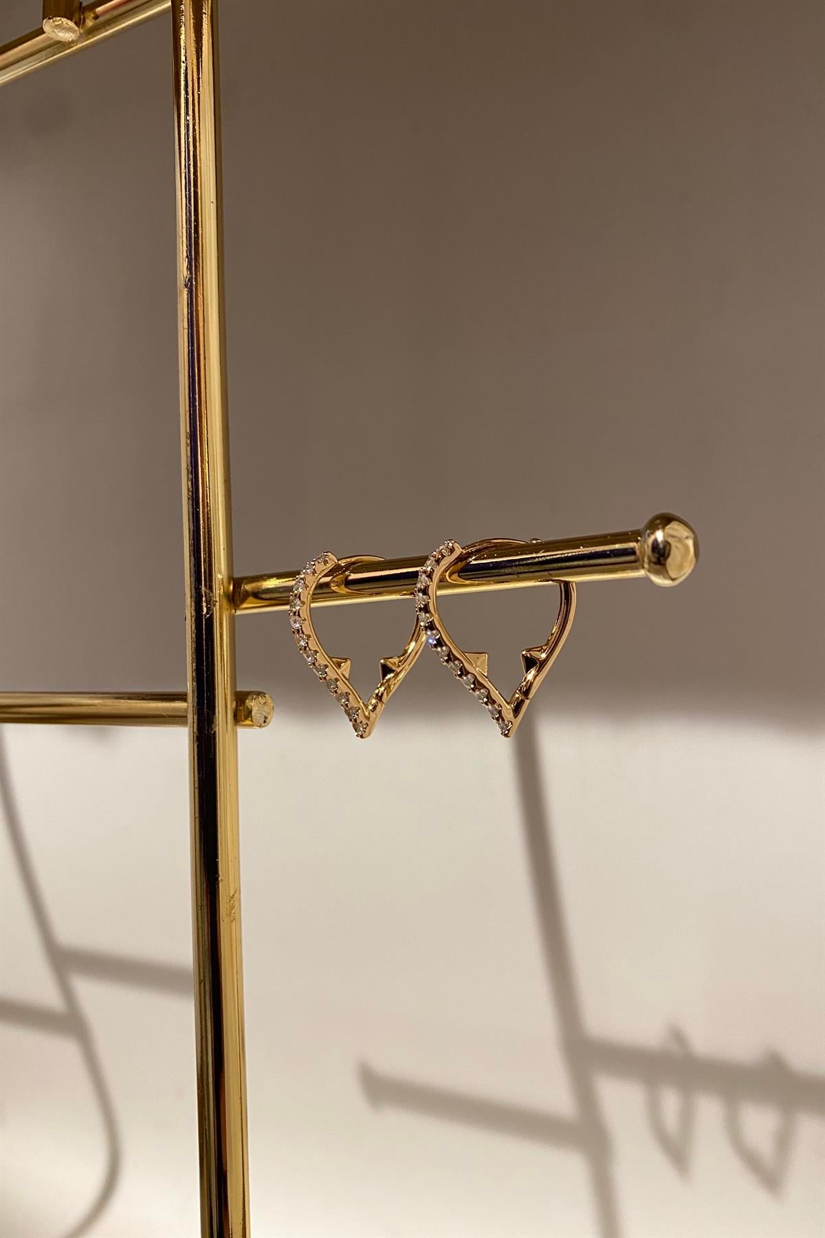 DAMLA MODEL HALKA KÜPE 2,2cm