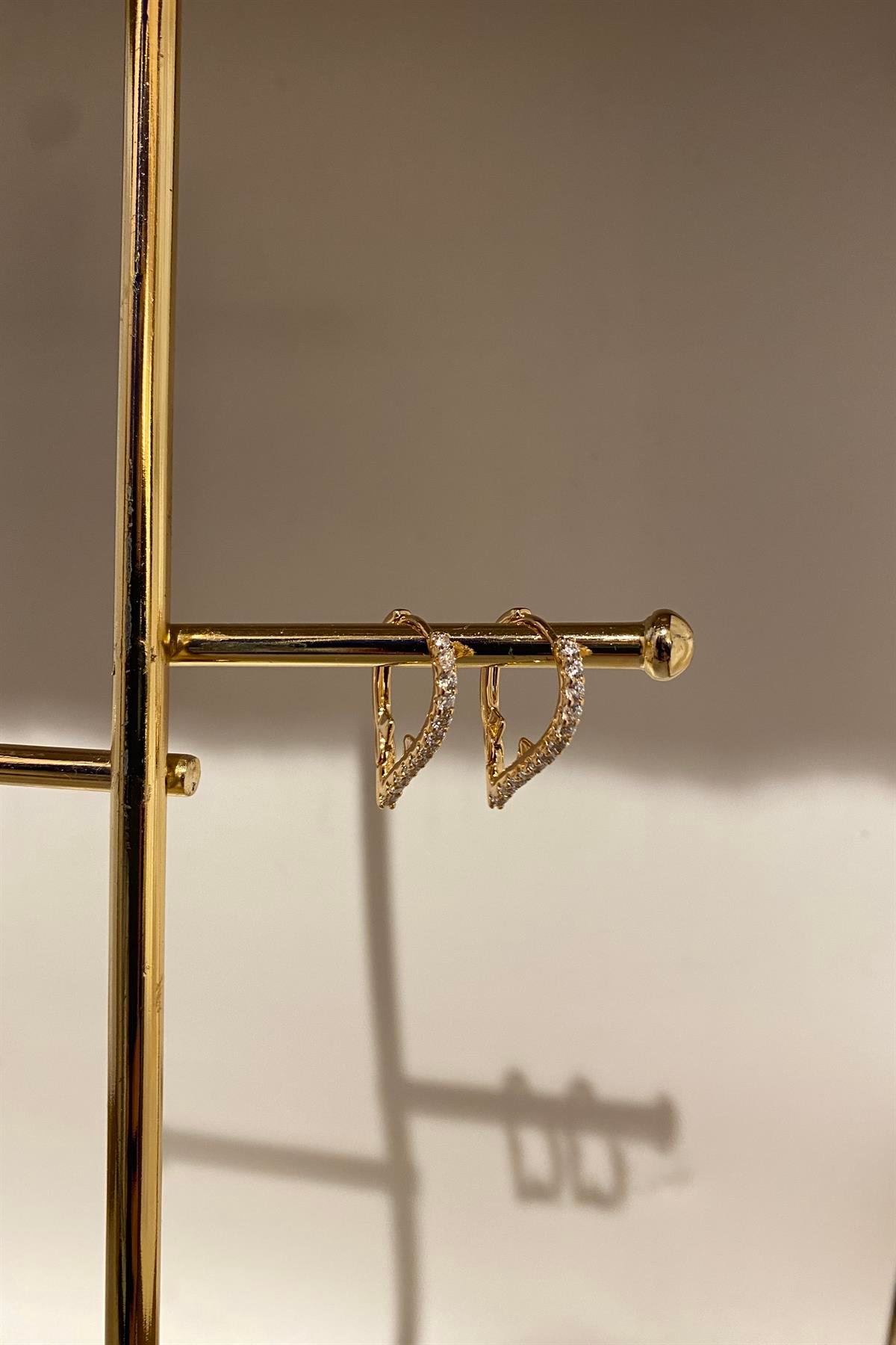 DAMLA MODEL HALKA KÜPE 2,2cm