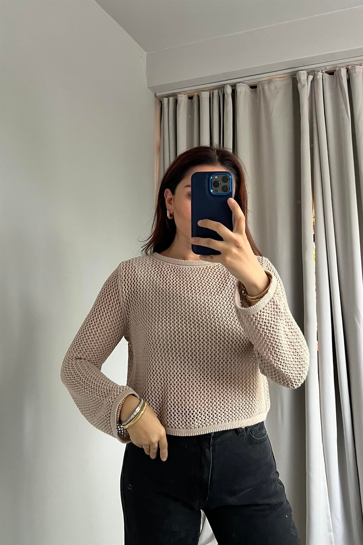 DELİKLİ KAZAK/3999
