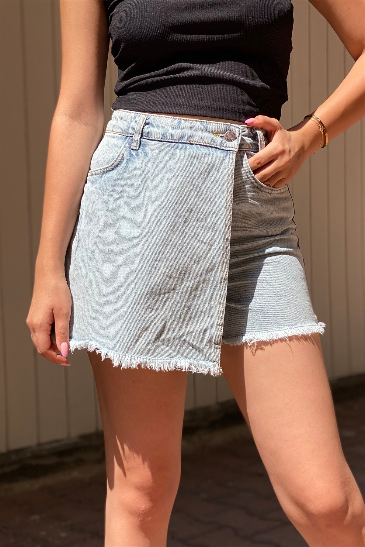 DENİM ŞORT ETEK/50314