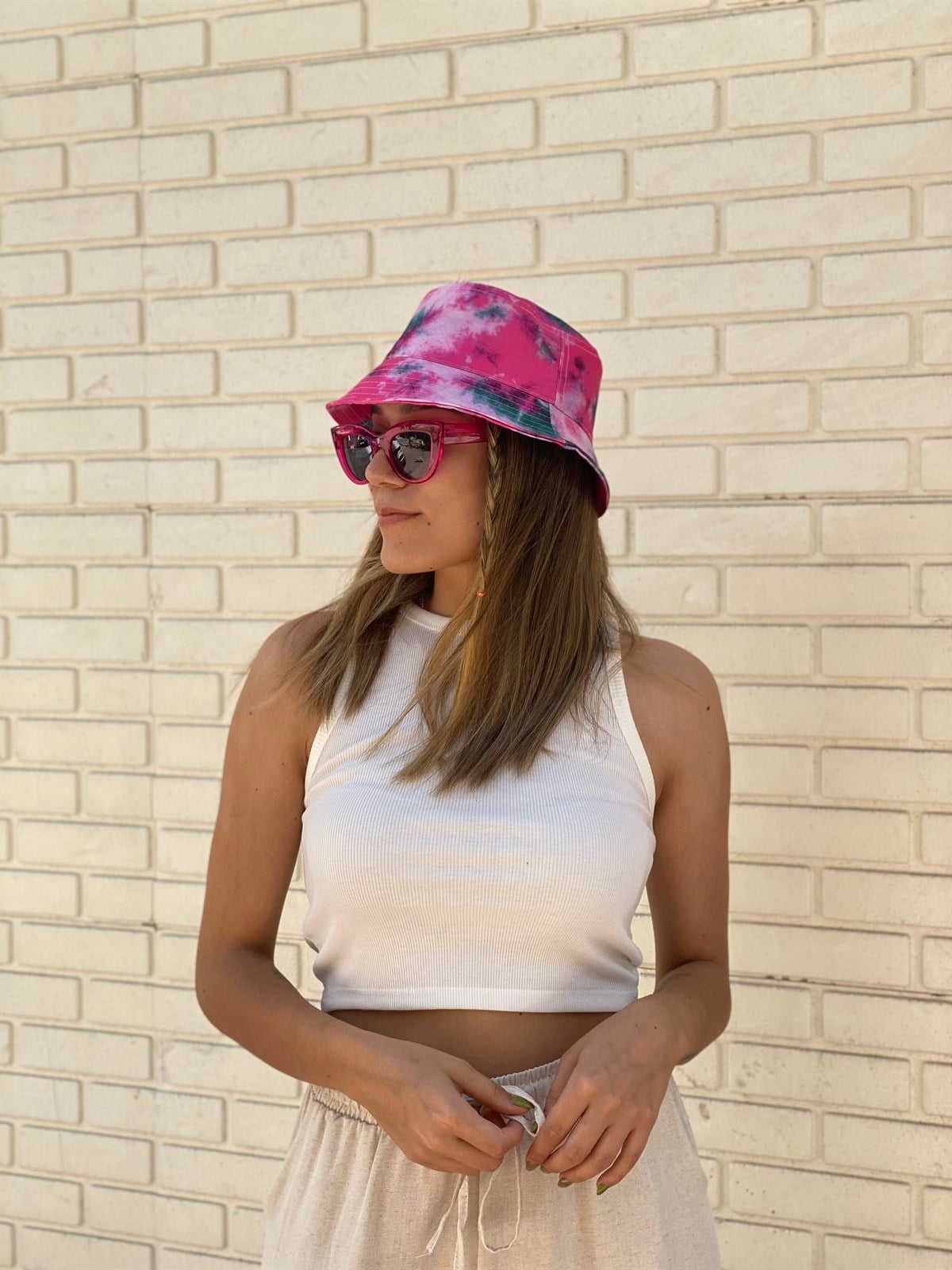 DESENLİ KOVA ŞAPKA