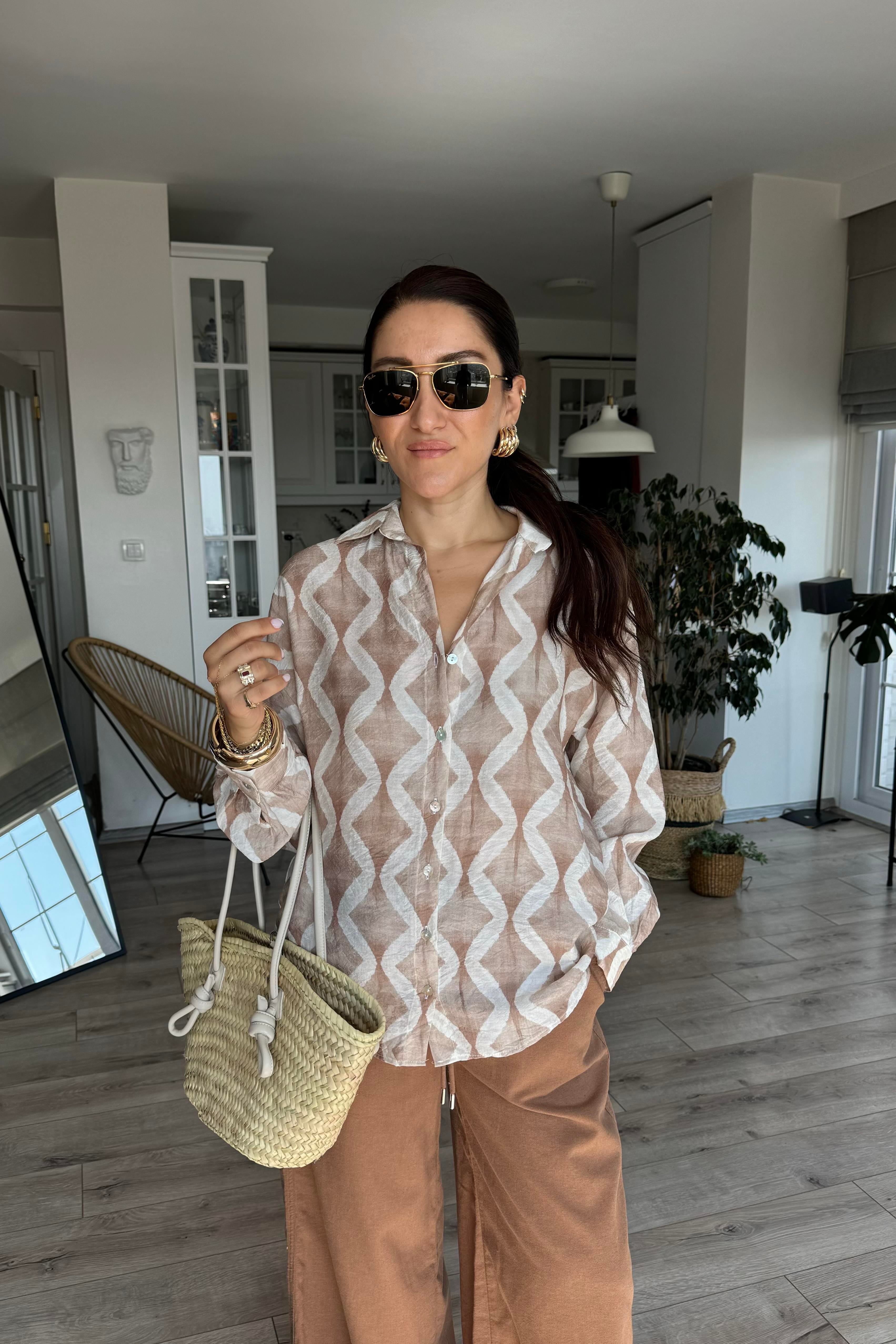 DESENLİ SUMMER GÖMLEK