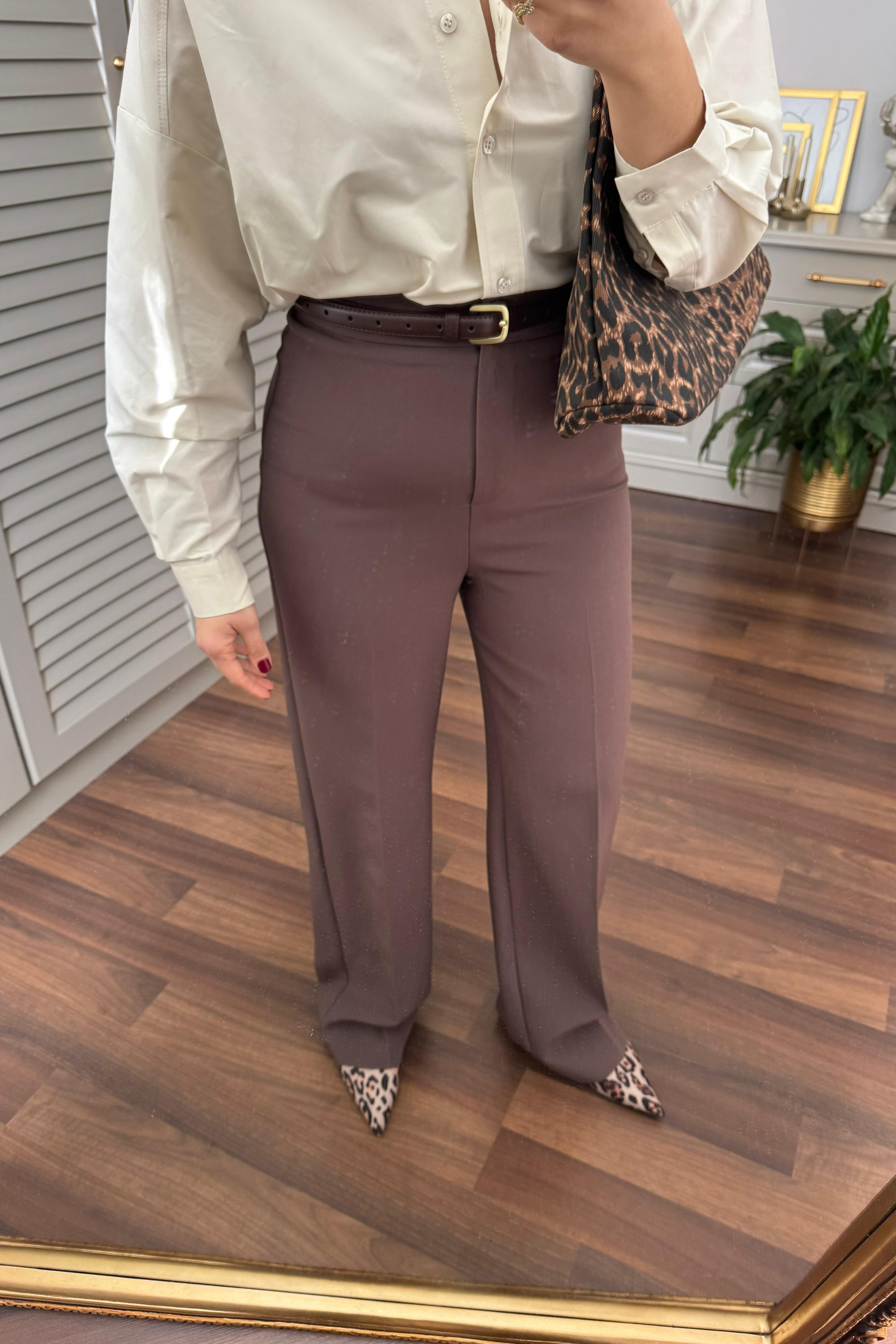 EXTRA YÜKSEK BEL BORU PAÇA PANTOLON/50714