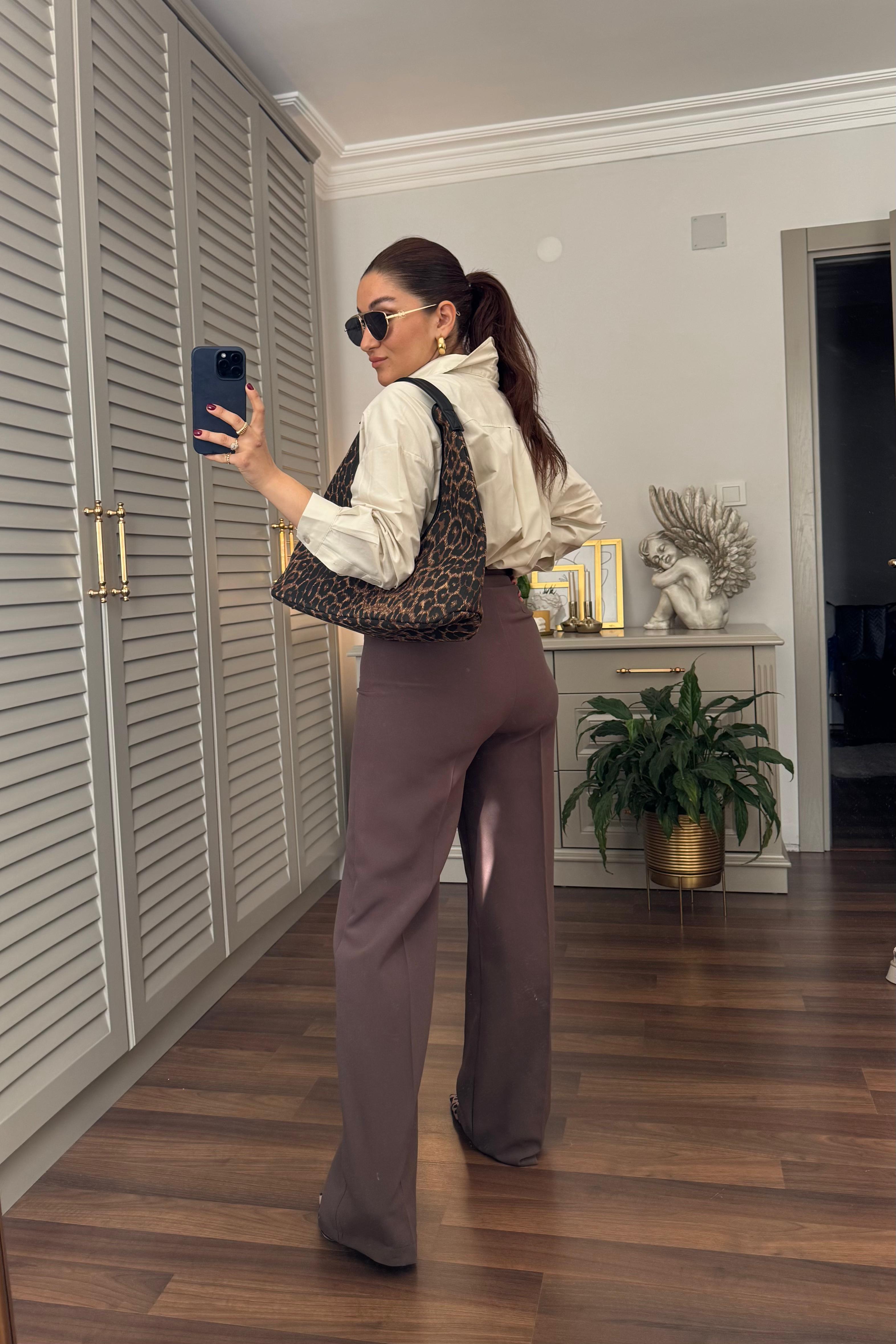 EXTRA YÜKSEK BEL BORU PAÇA PANTOLON/50714