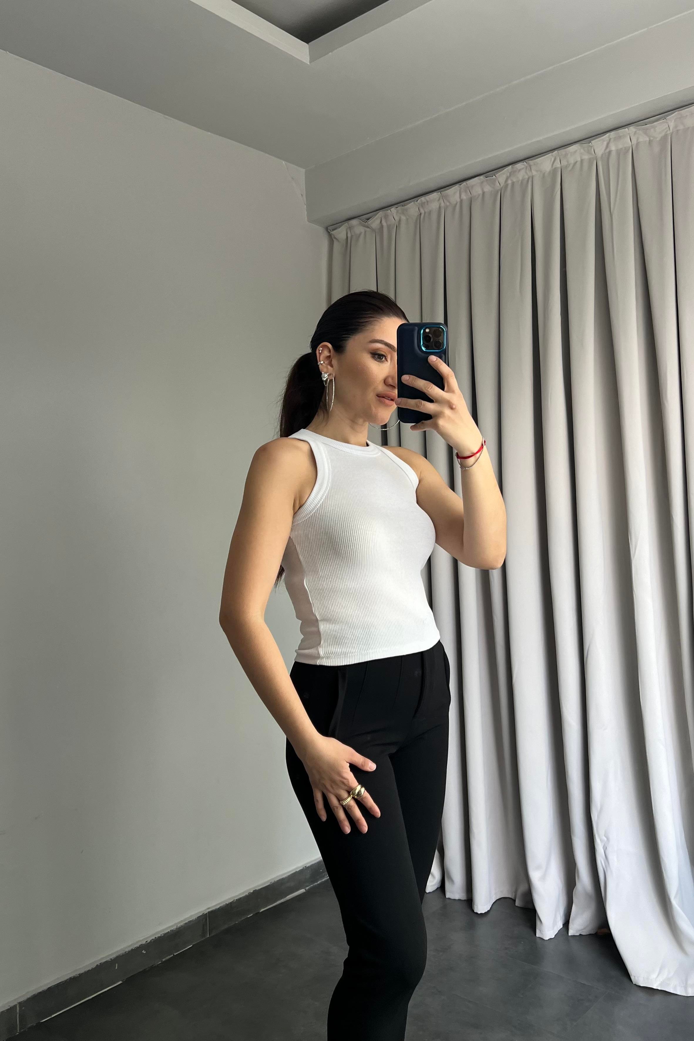 FİTİLLİ HALTER YAKA ATLET