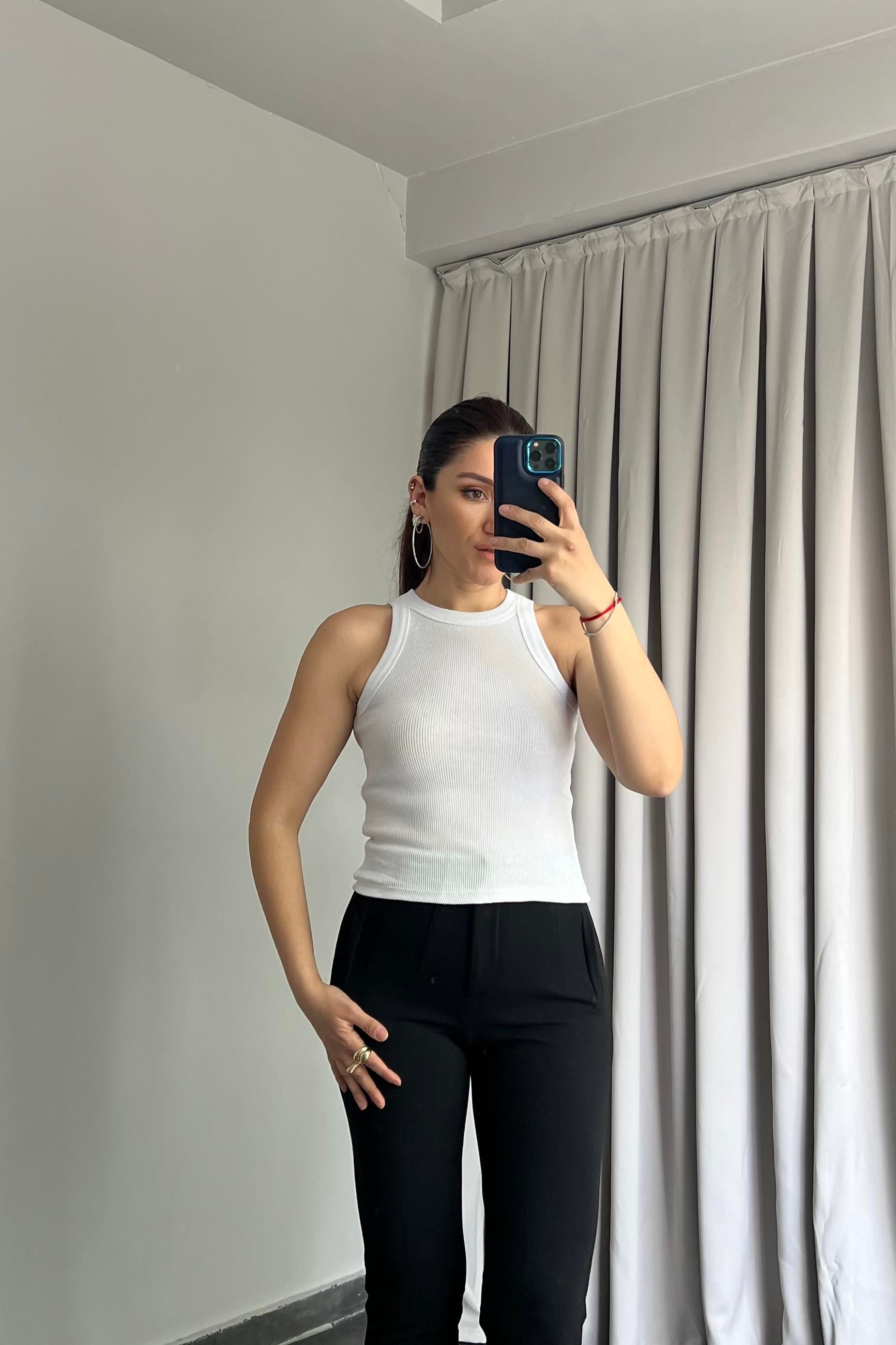 FİTİLLİ HALTER YAKA ATLET