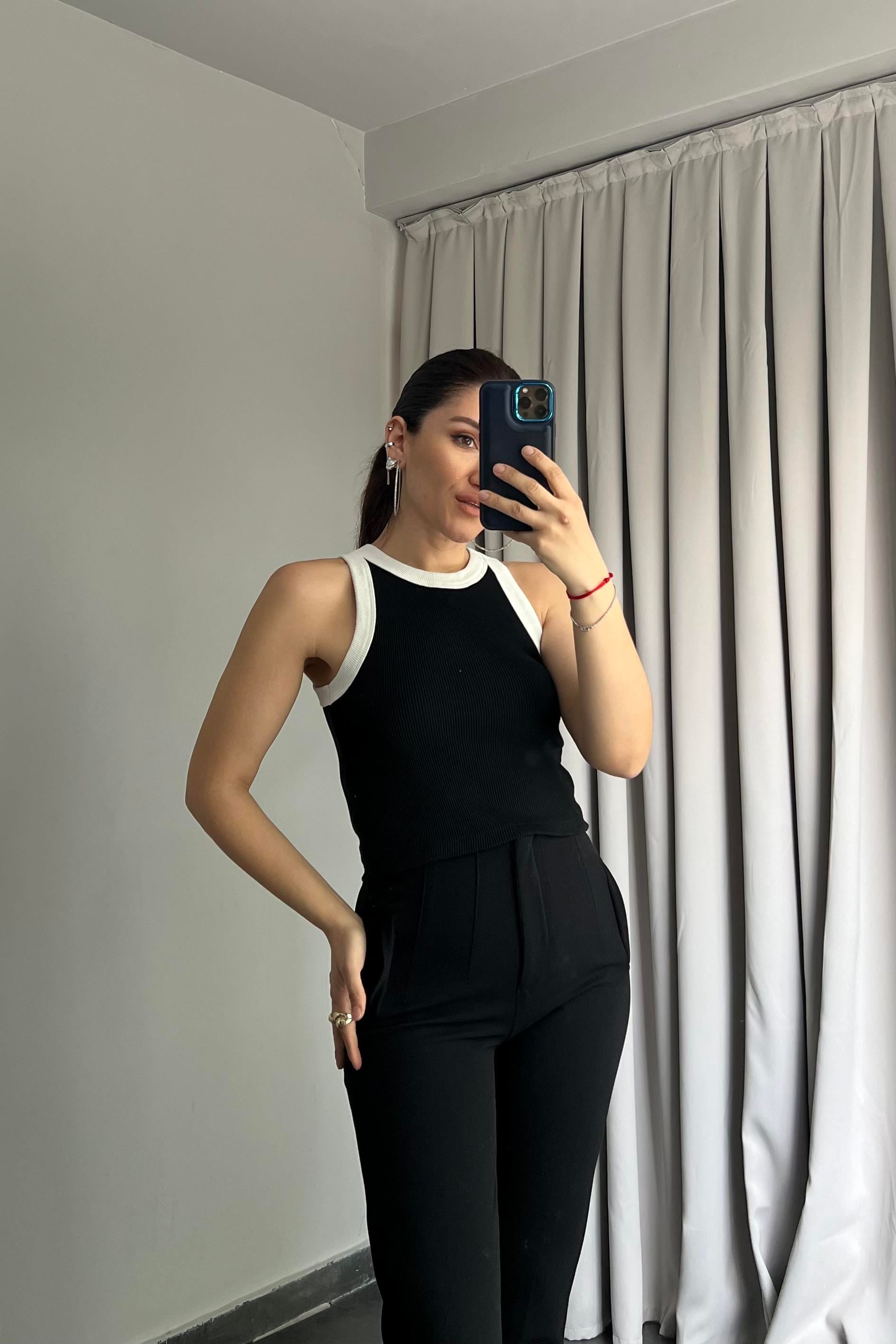 FİTİLLİ HALTER YAKA ATLET