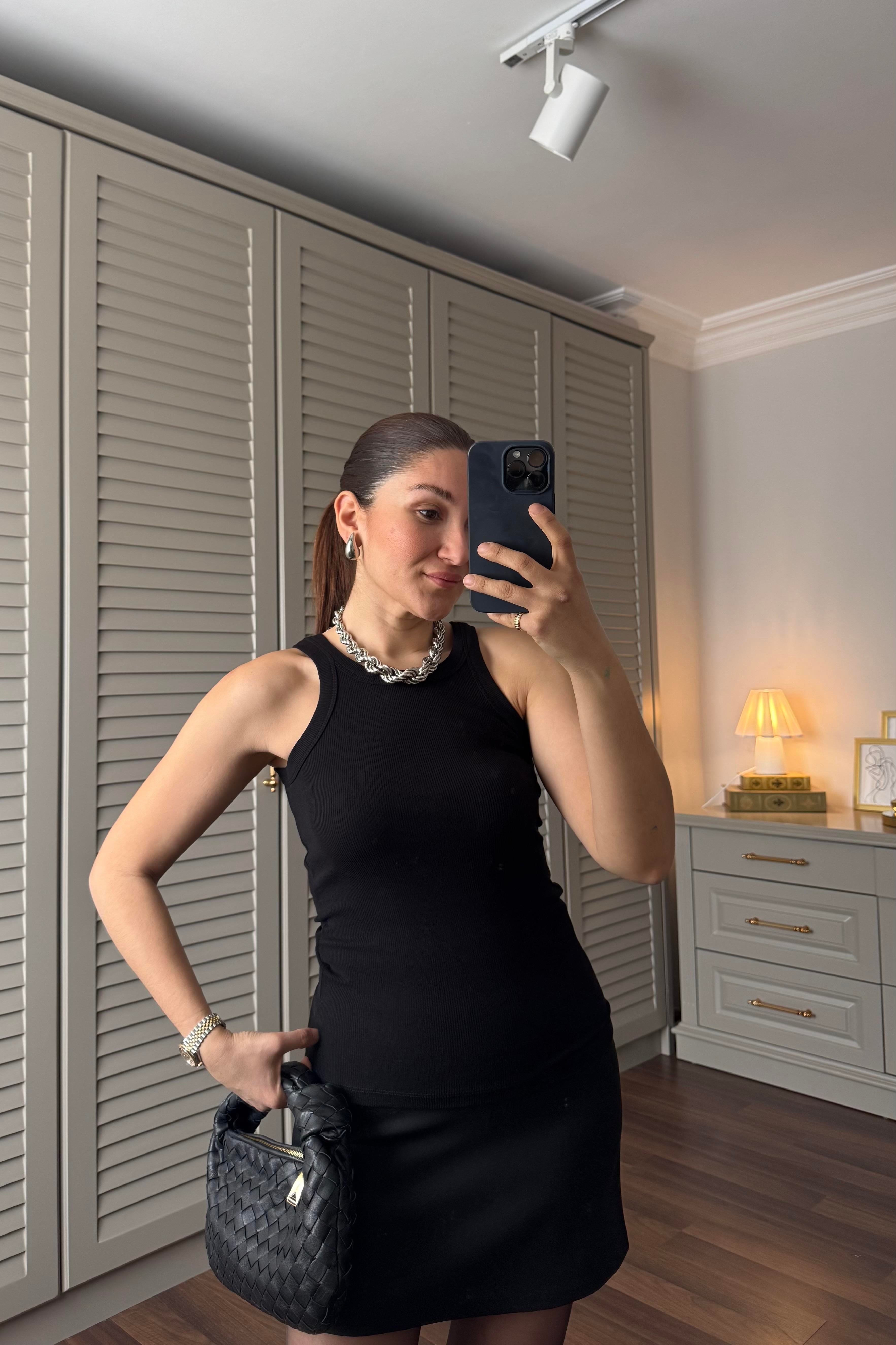 GENİŞ BİYELİ HALTER YAKA ATLET /3861