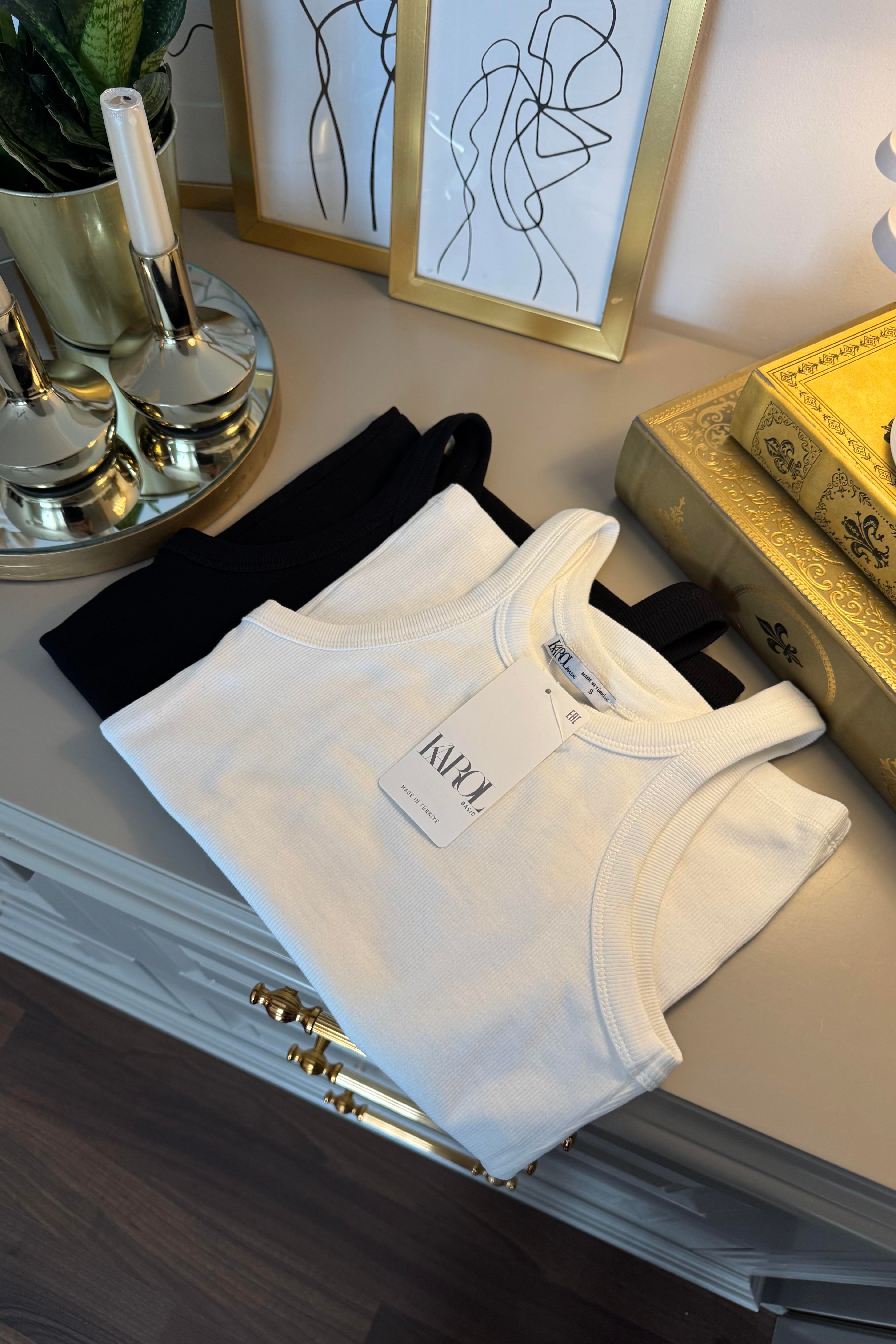 GENİŞ BİYELİ HALTER YAKA ATLET /3861