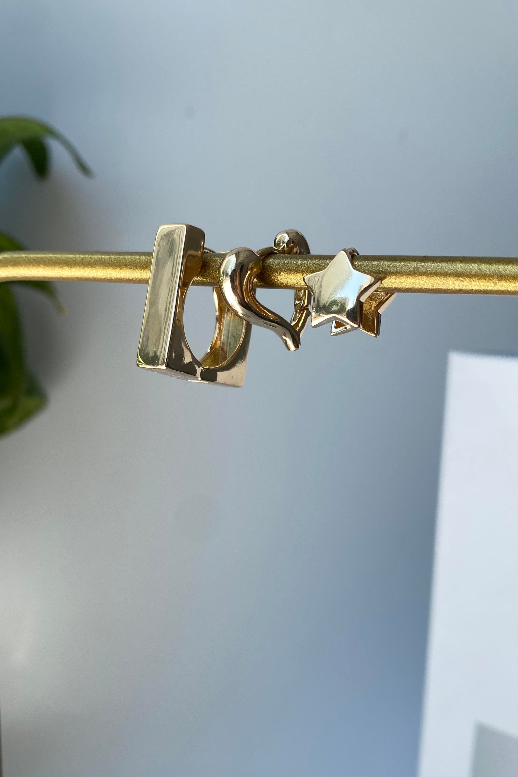 GEOMETRİK ÜÇLÜ KOMBİN KÜPE