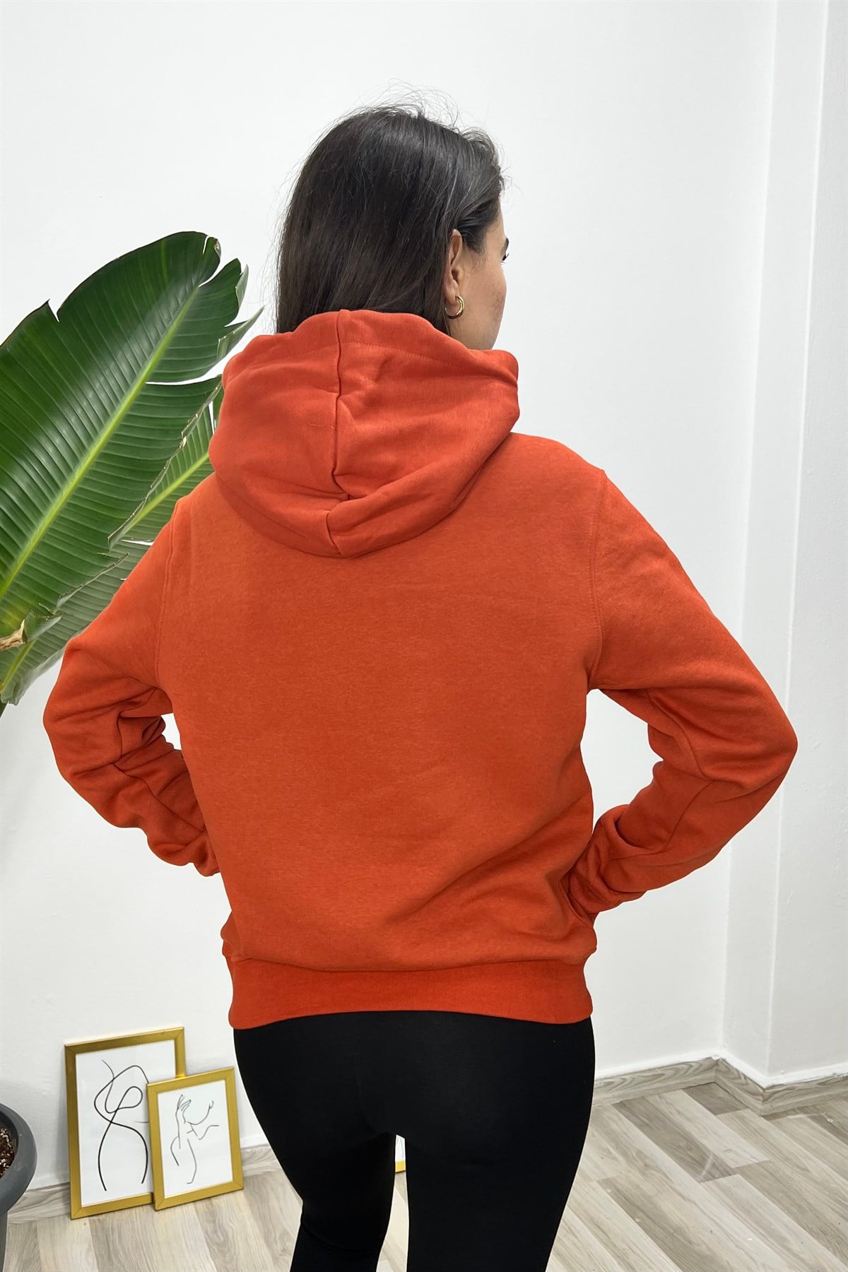 HEALTH BASKILI KAPÜŞONLU SWEATSHIRT