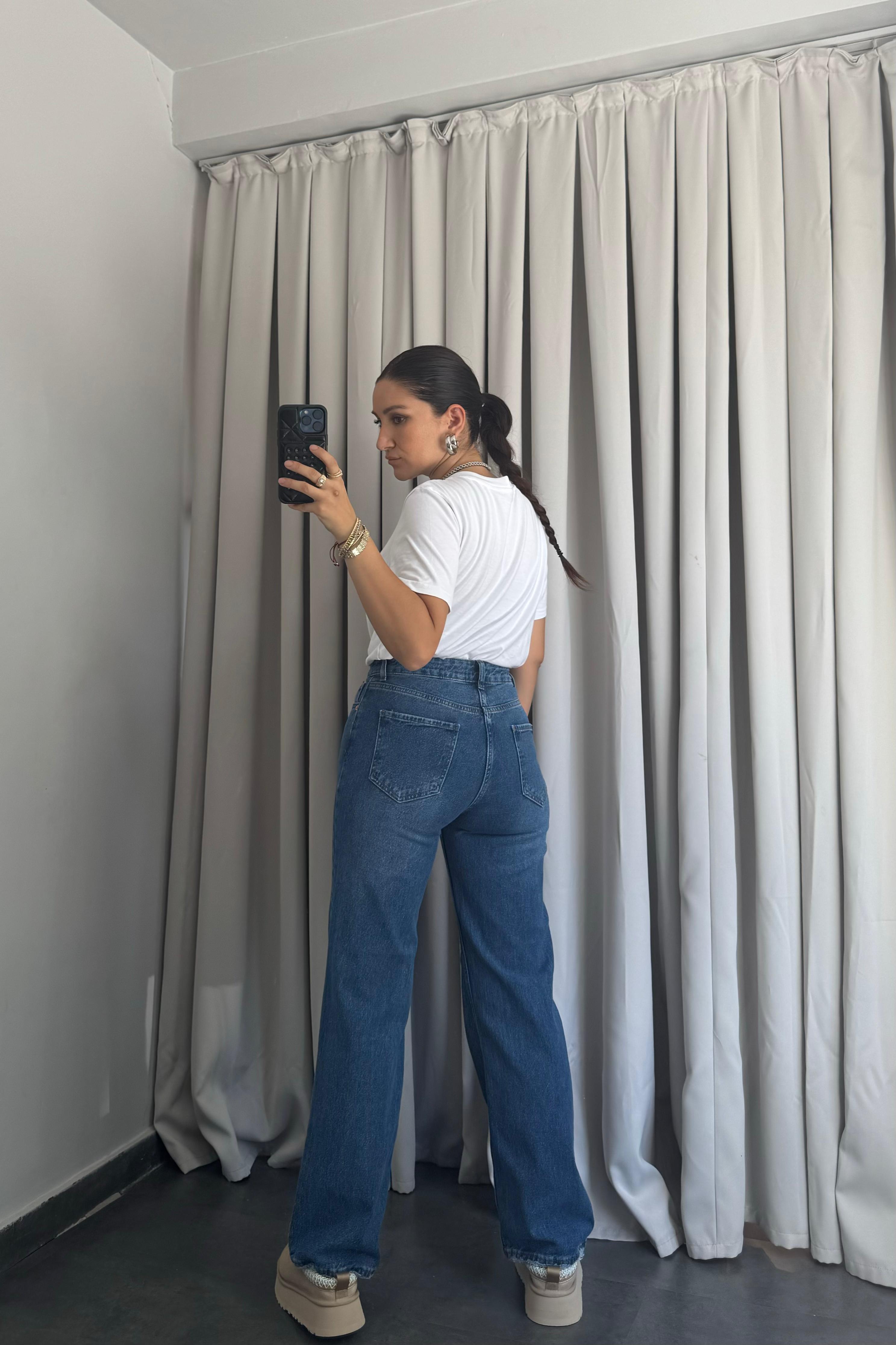 HOLO YÜKSEK BEL BORU PAÇA JEAN ZR