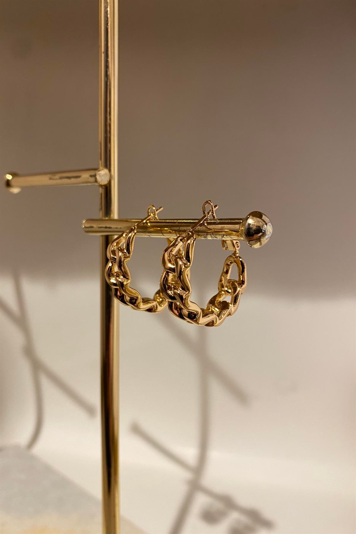 KALIN ZİNCİR MODEL HALKA KÜPE