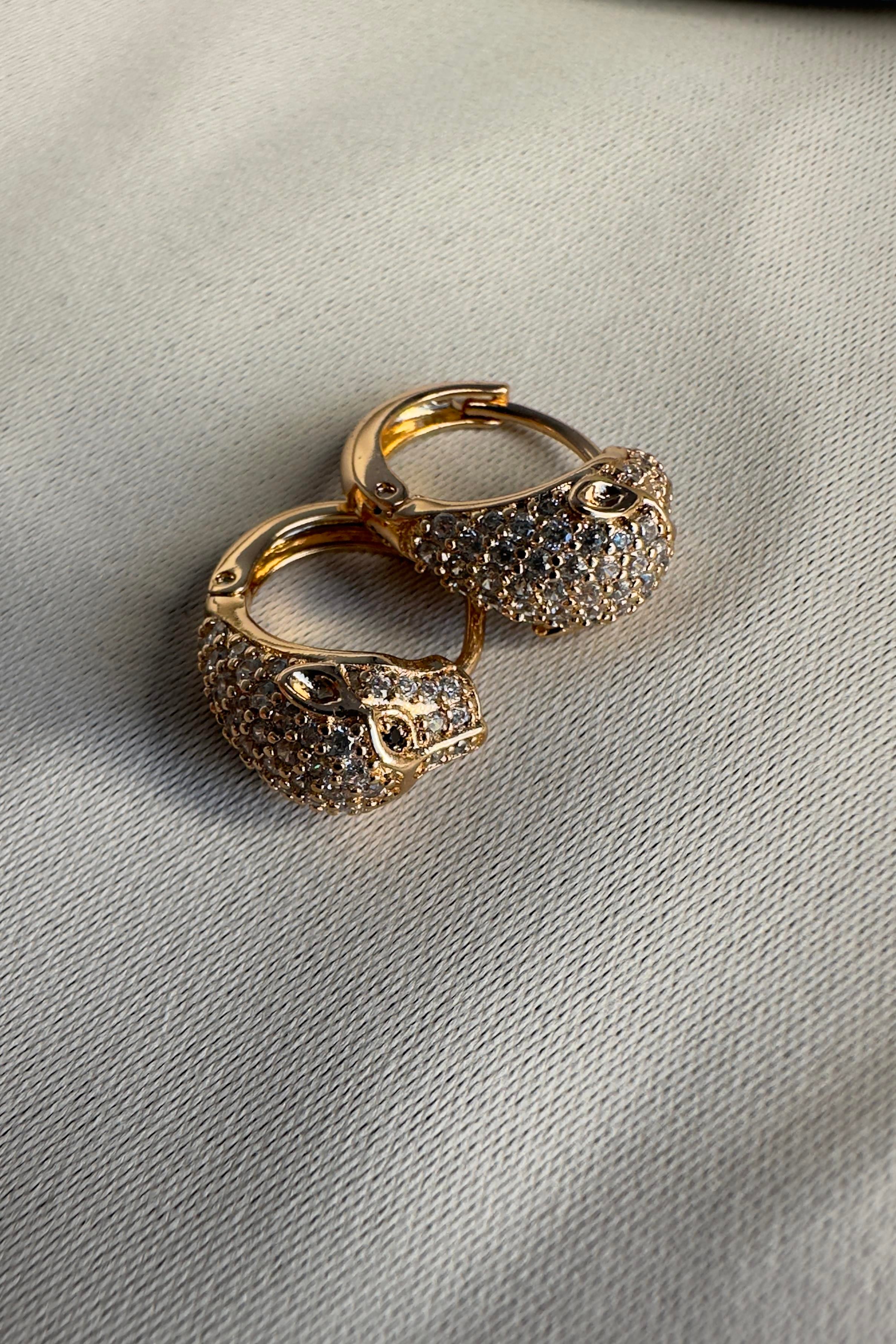 KAPLAN BAŞLI HALKA KÜPE 1,5cm