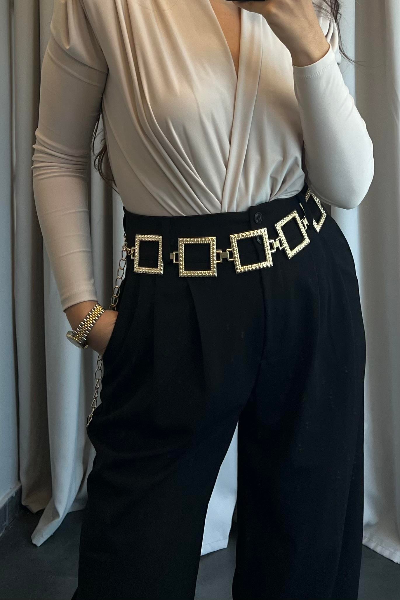 KARE ZİNCİRLİ KEMER/1751