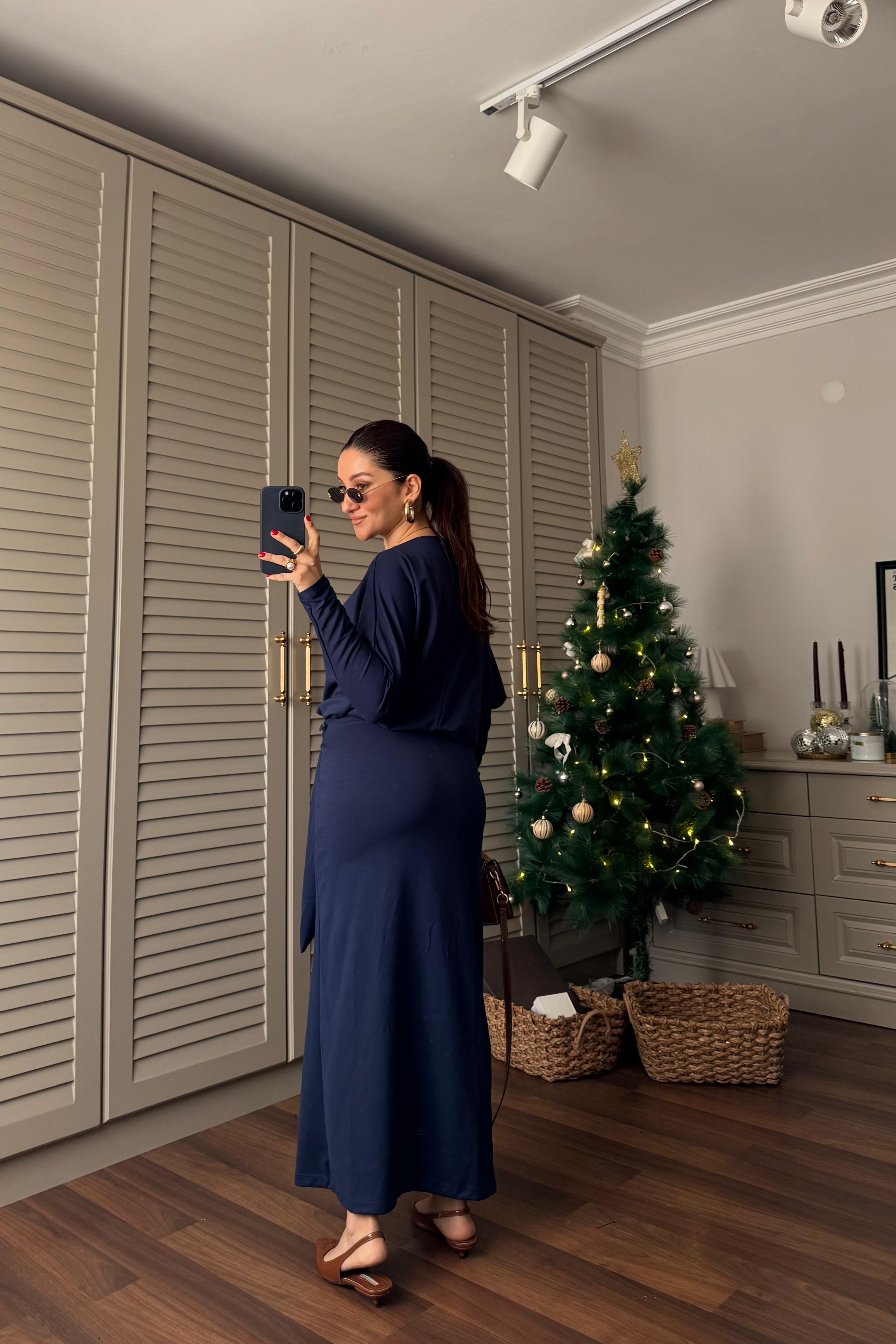 KAYIK YAKA MODAL ELBİSE/282051