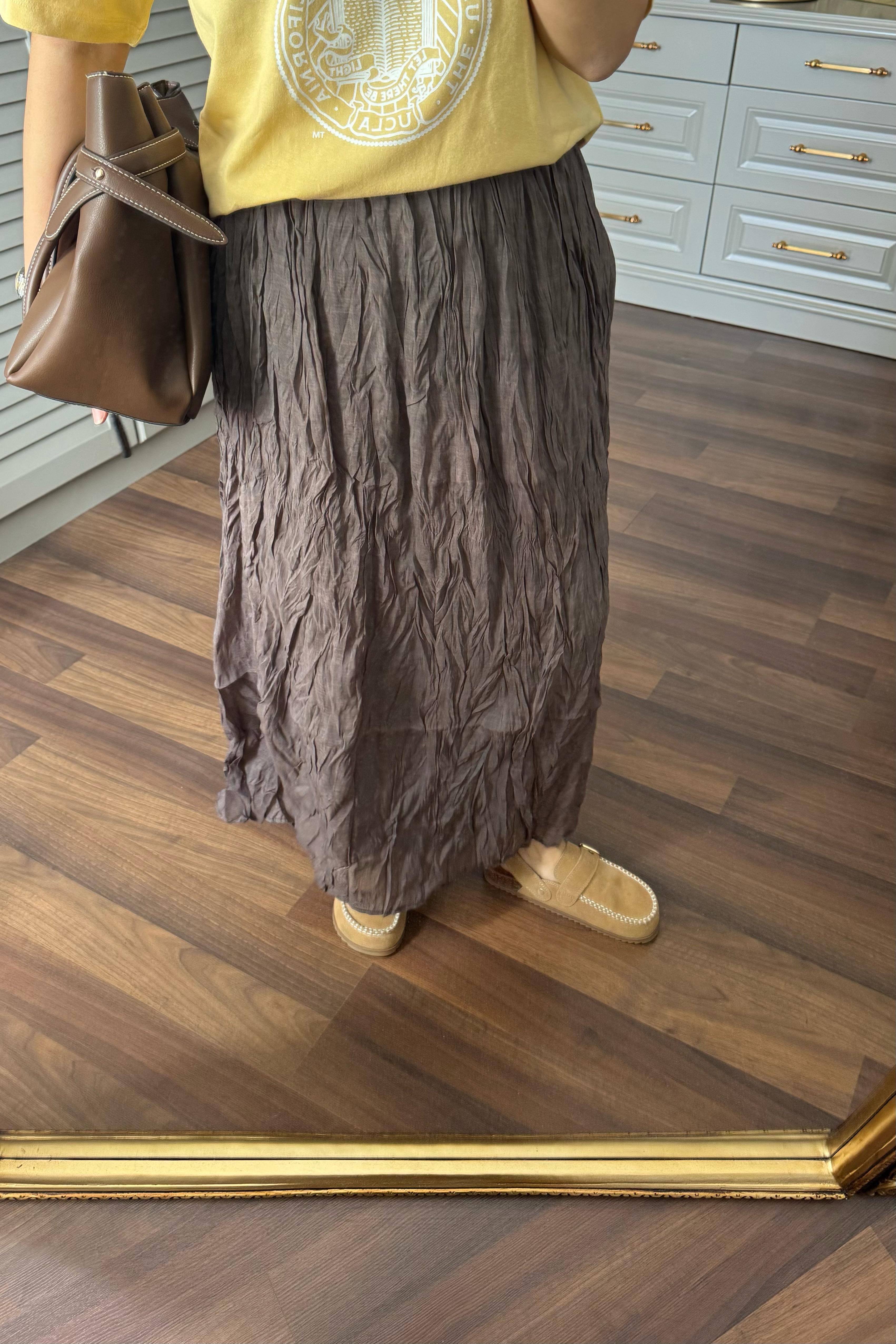 KIRIŞIK MAXİ BOY ETEK