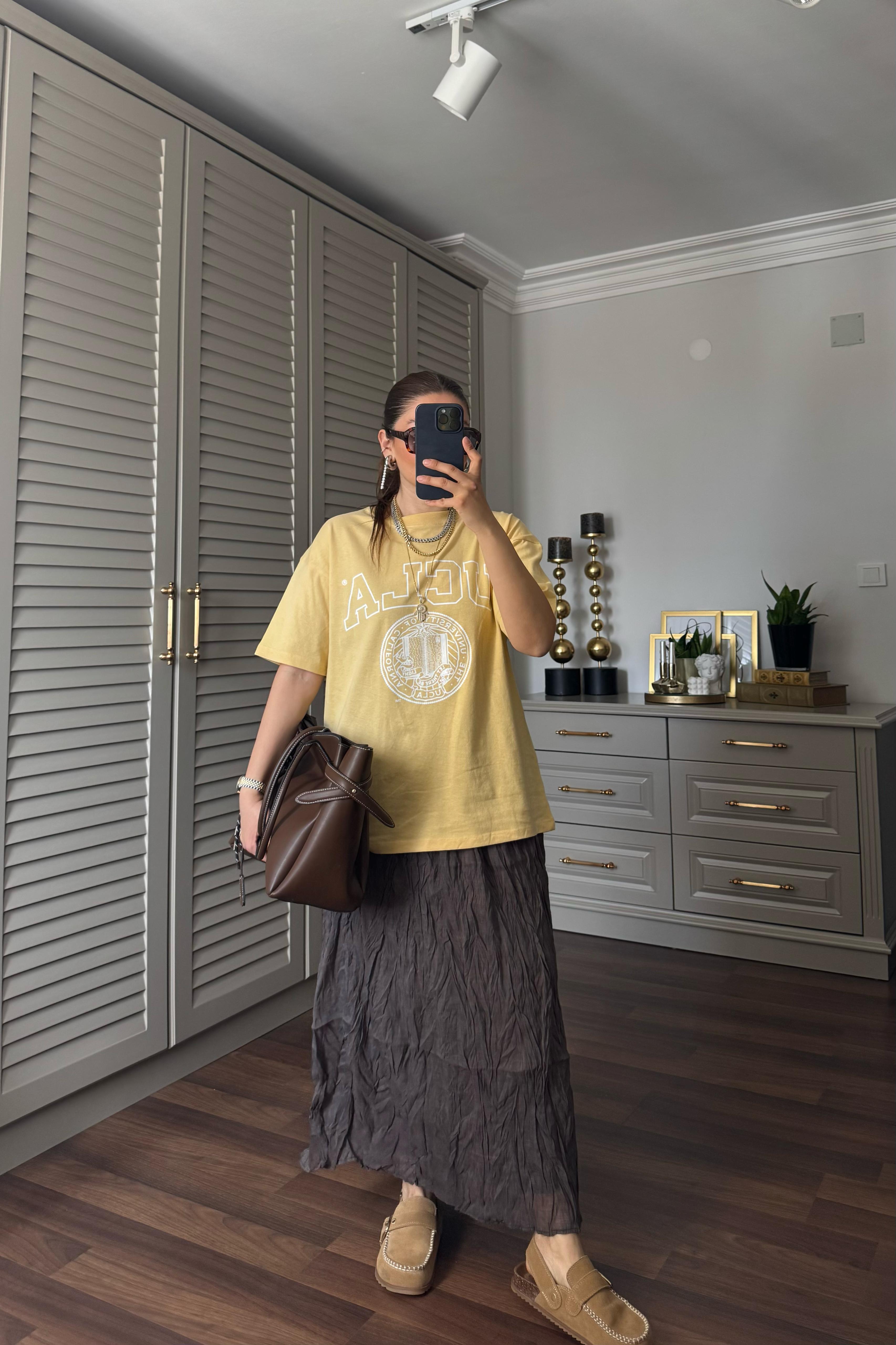 KIRIŞIK MAXİ BOY ETEK